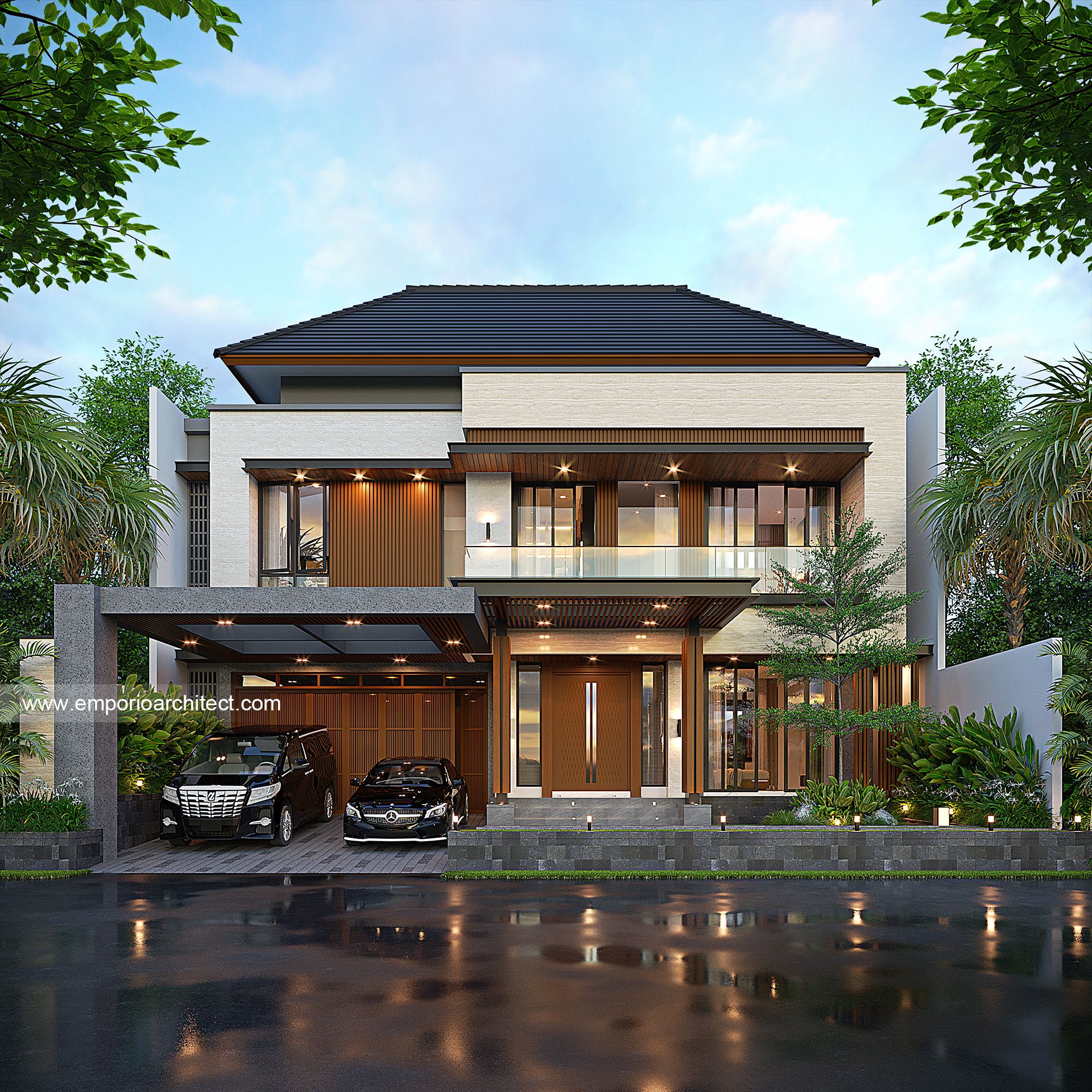 Desain Rumah Lebar Depan 16 (Enam Belas) Meter 24