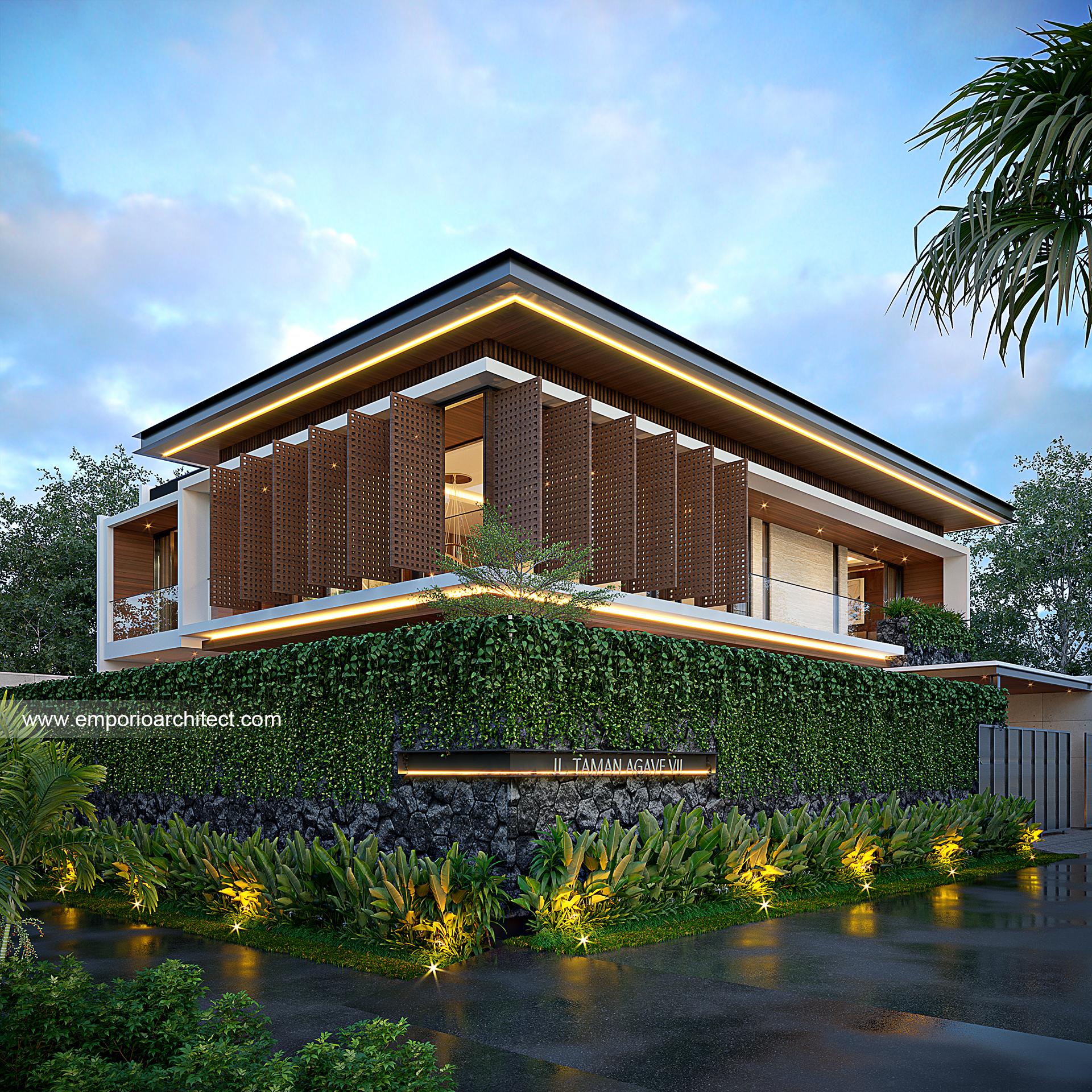 Desain Rumah Lebar Depan 21 (Dua Puluh Satu) Meter 6