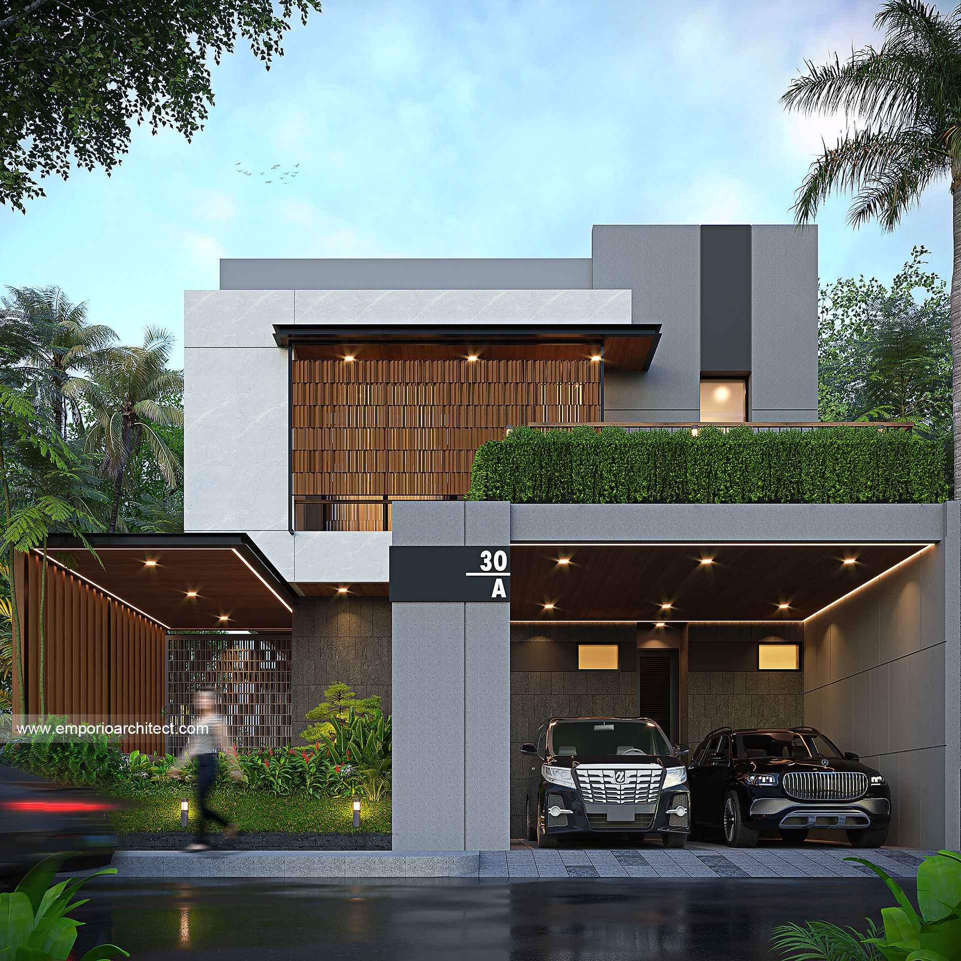 Desain Rumah Lebar Depan 11 (Sebelas) Meter 9