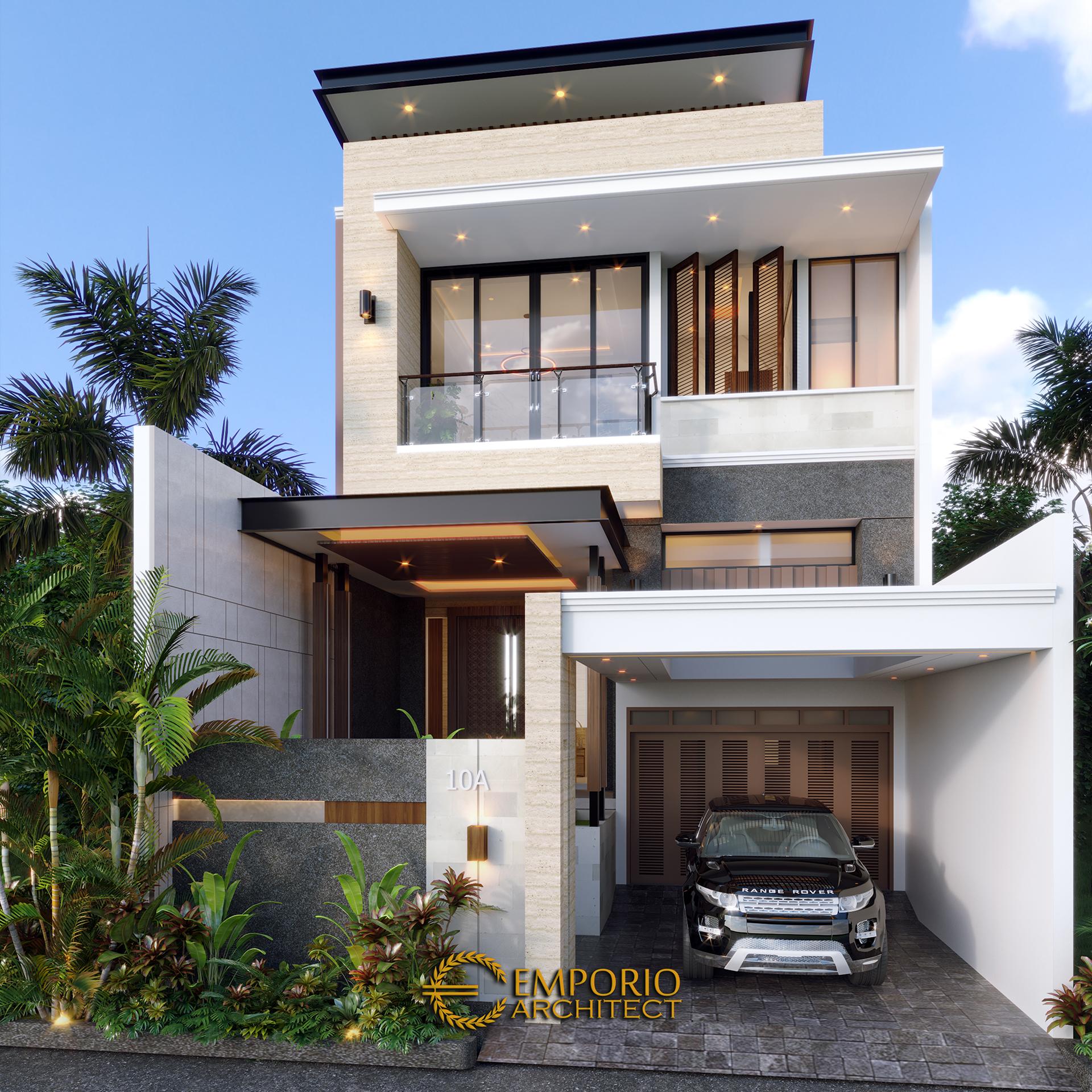 Desain Rumah Modern 2 Lantai Bapak RM di Bogor, Jawa Barat