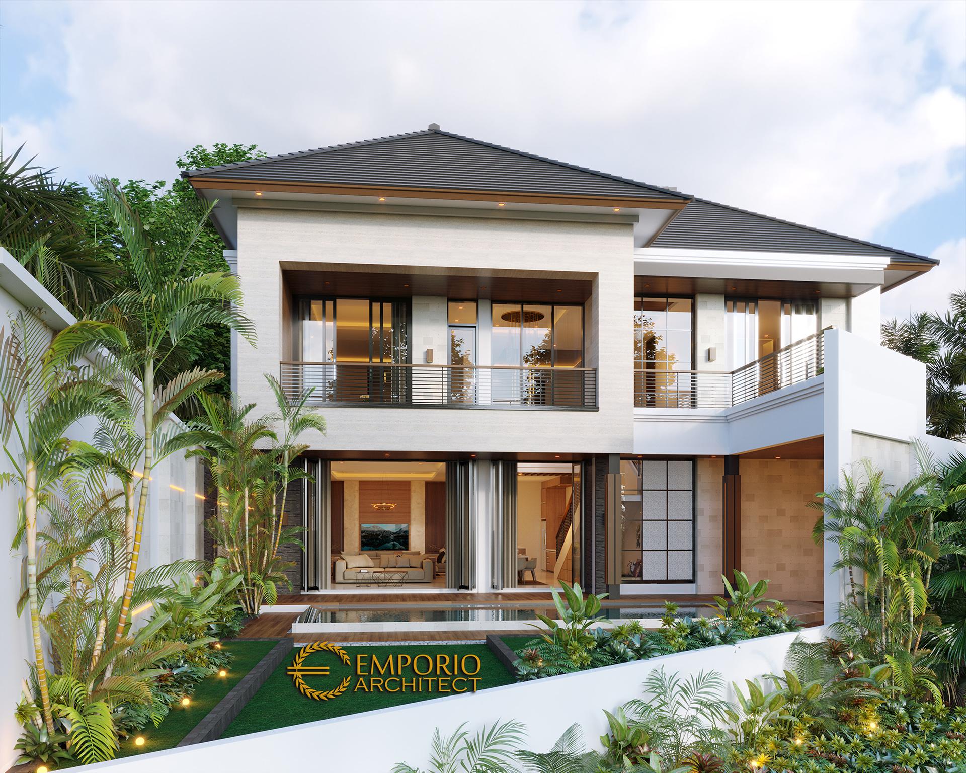 Desain Rumah Modern  2 Lantai Ibu Irma di Semarang Jawa Tengah