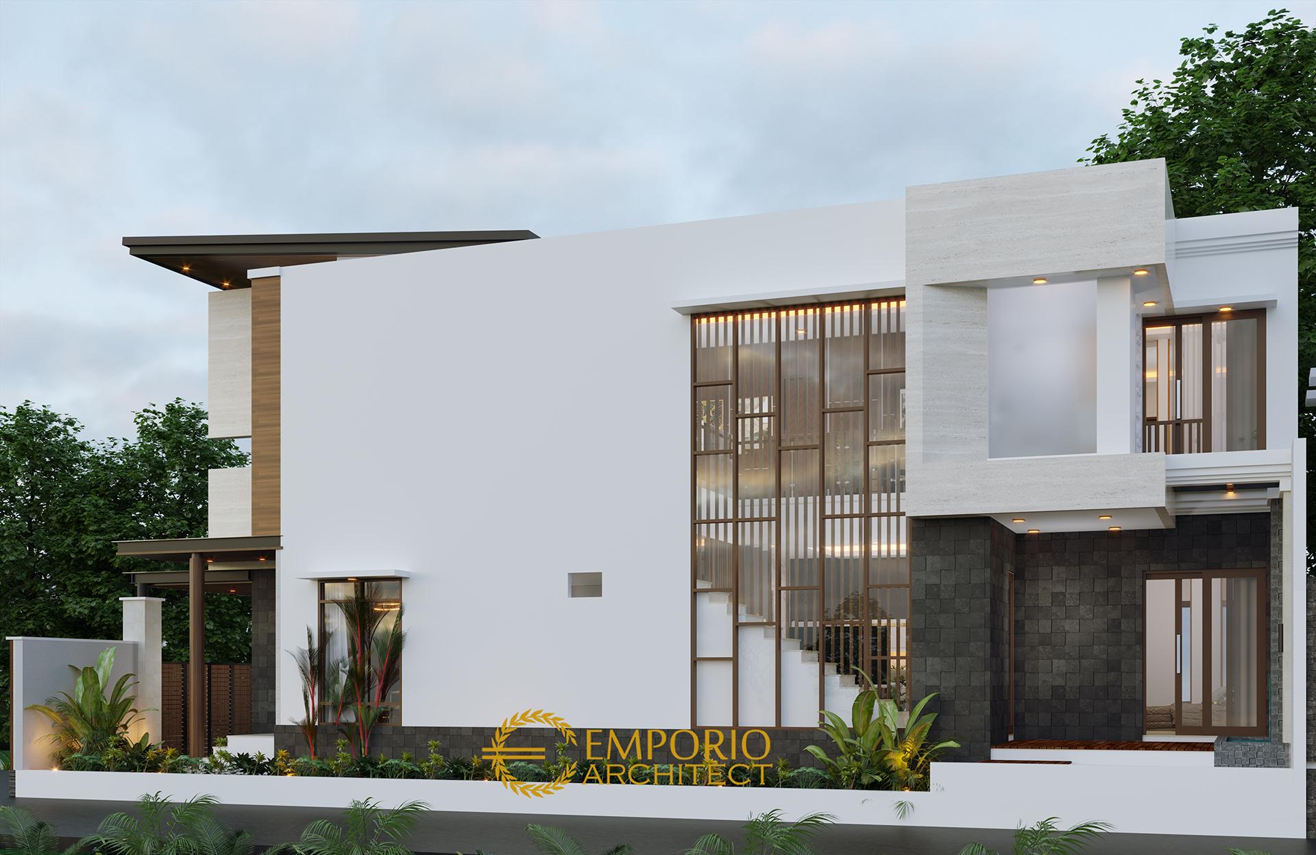  Desain  Rumah  Modern  2 Lantai Ibu Silvi di Surabaya
