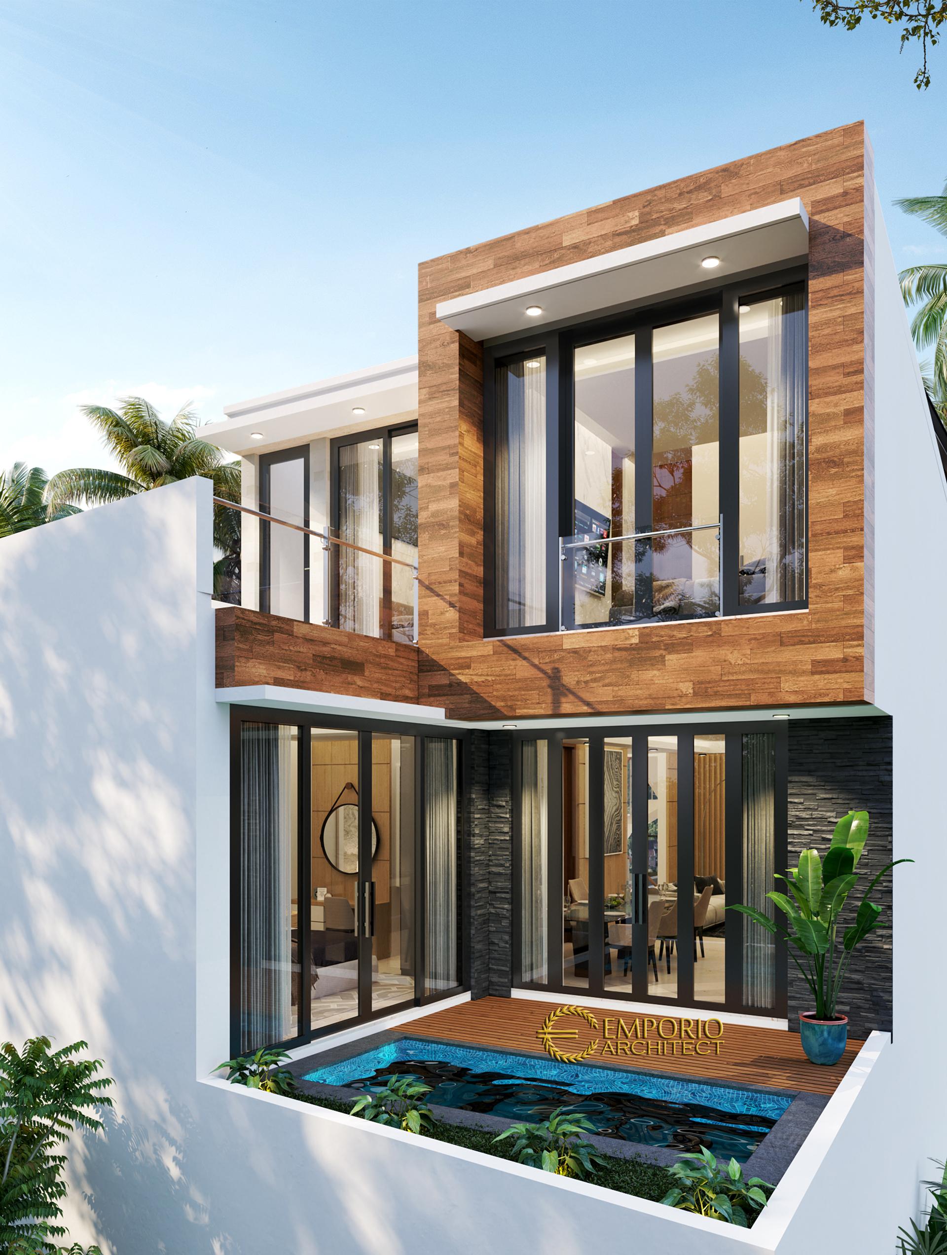 Desain Rumah Modern 2.5 Lantai Ibu Dian di Bandung, Jawa Barat