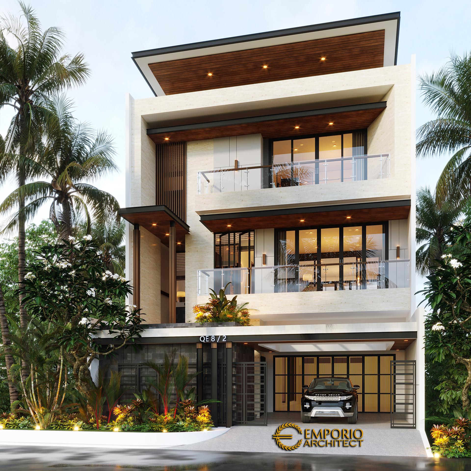 Desain Rumah Modern 3 Lantai Ibu Gisel di Jakarta Utara
