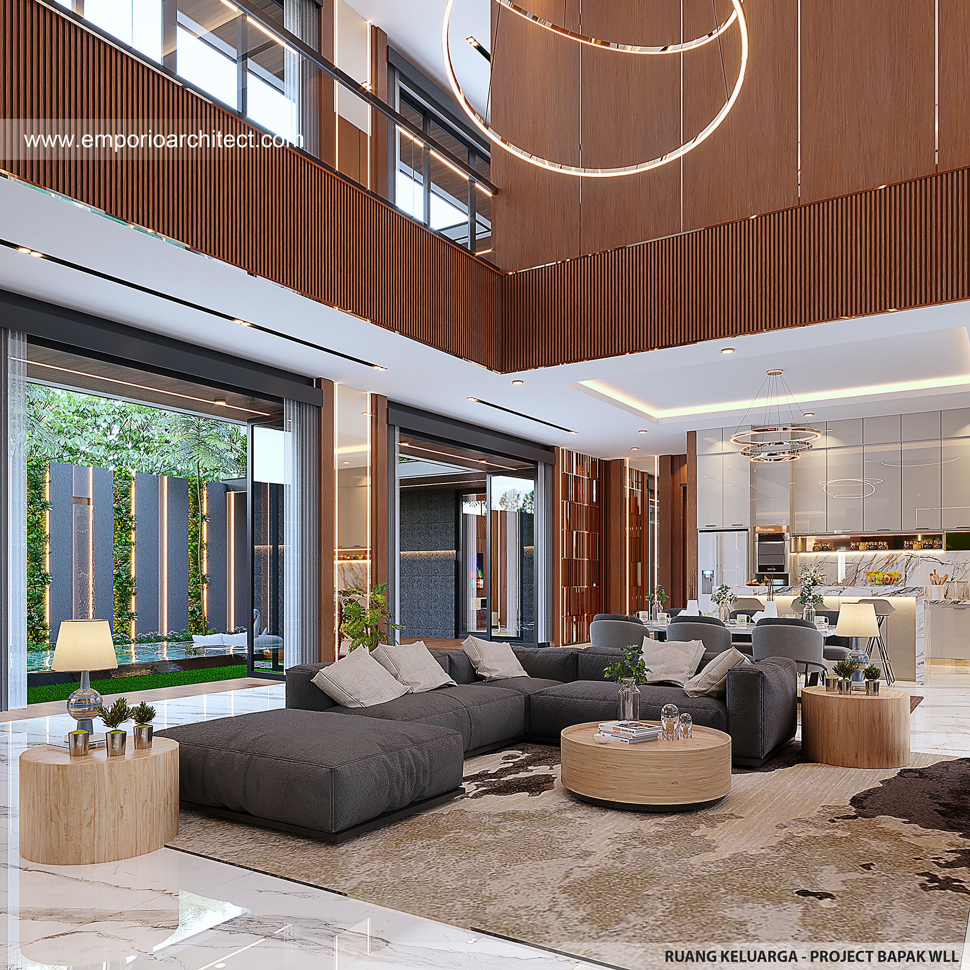 Desain Rumah Void Tengah yang Luas