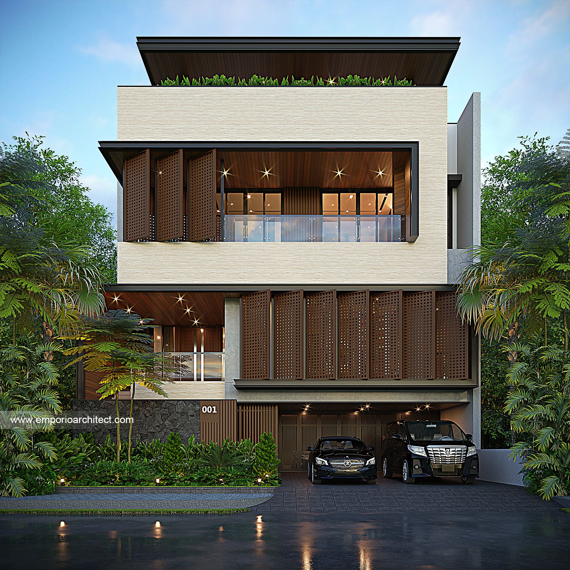 Desain Rumah Lebar Depan 13 (Tiga Belas) Meter 6