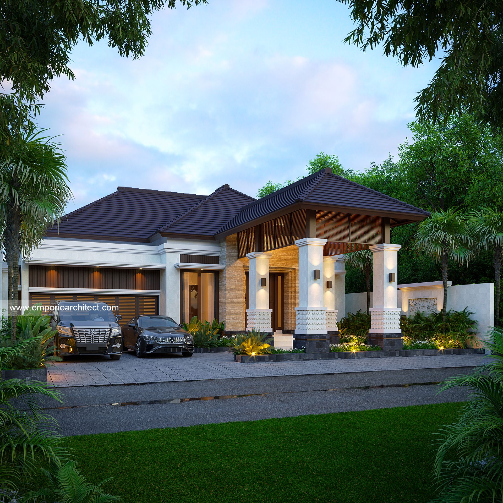 Desain Rumah Lebar Depan 16 (Enam Belas) Meter 5