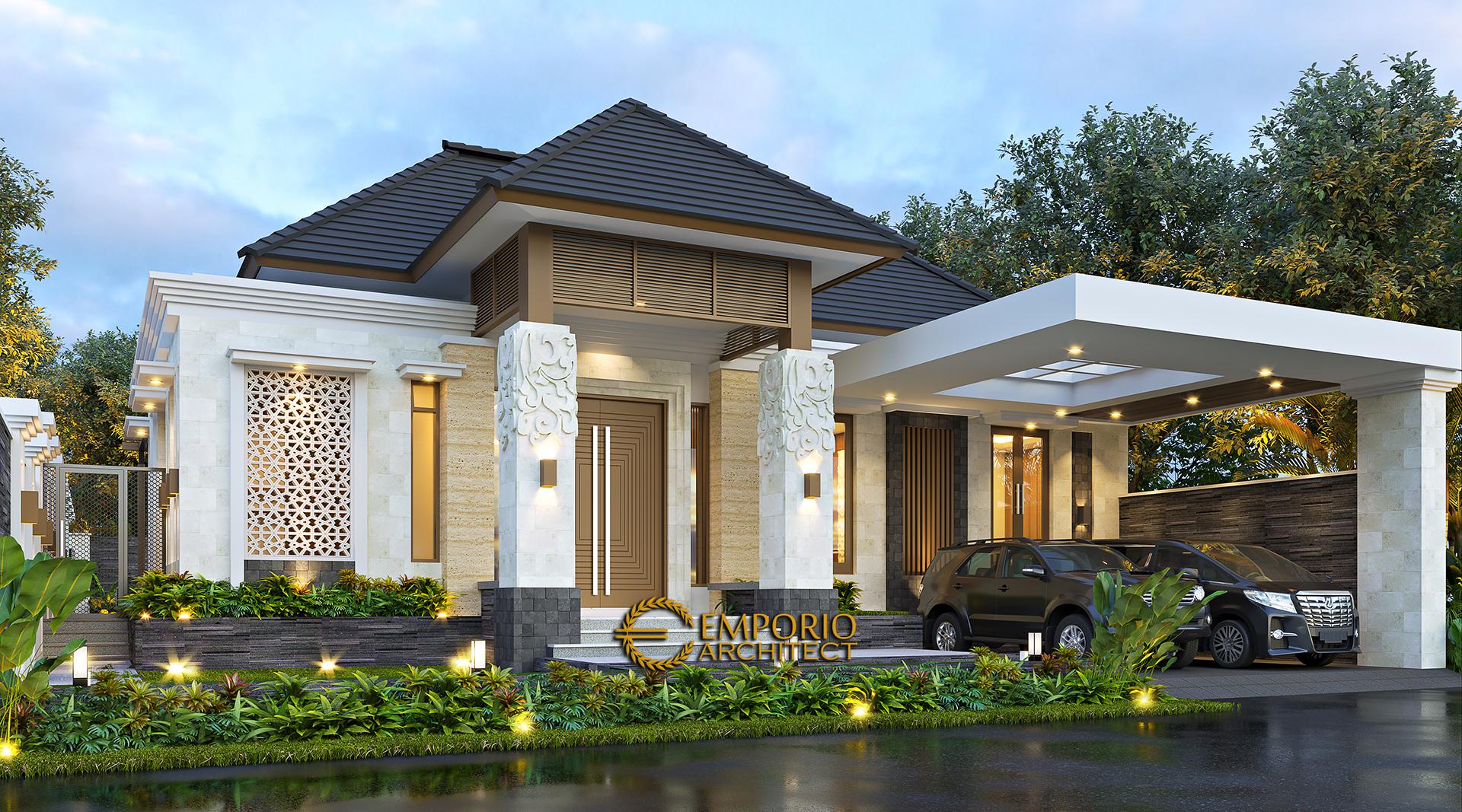 Mrs. Dewi Villa Bali House 1 Floor Design - Purwakarta