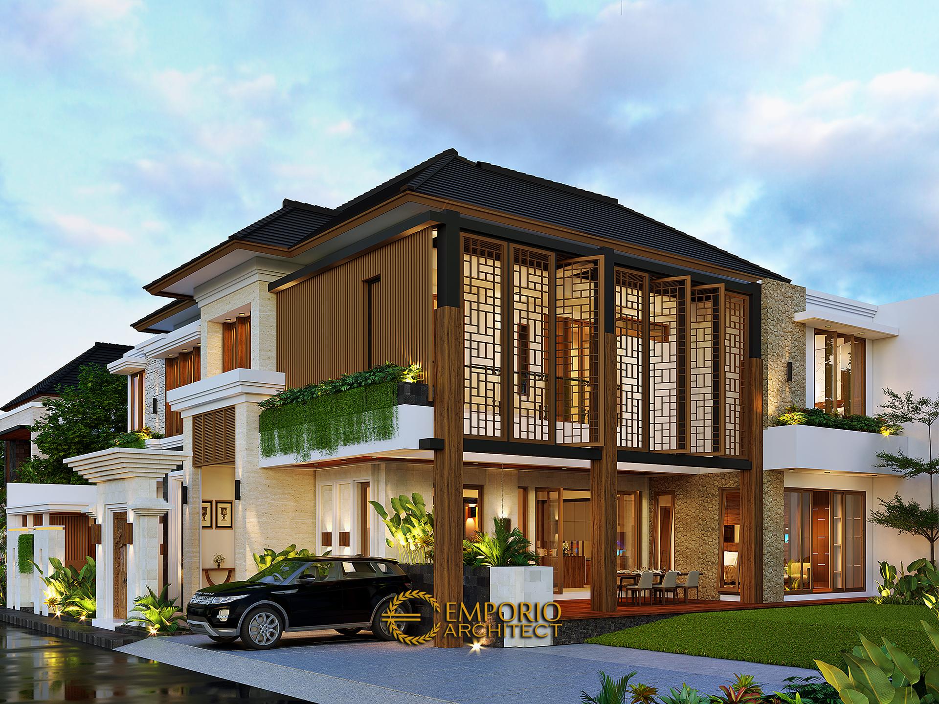  Desain  Rumah  Villa  Bali 2  Lantai  Bapak Anang di Yogyakarta