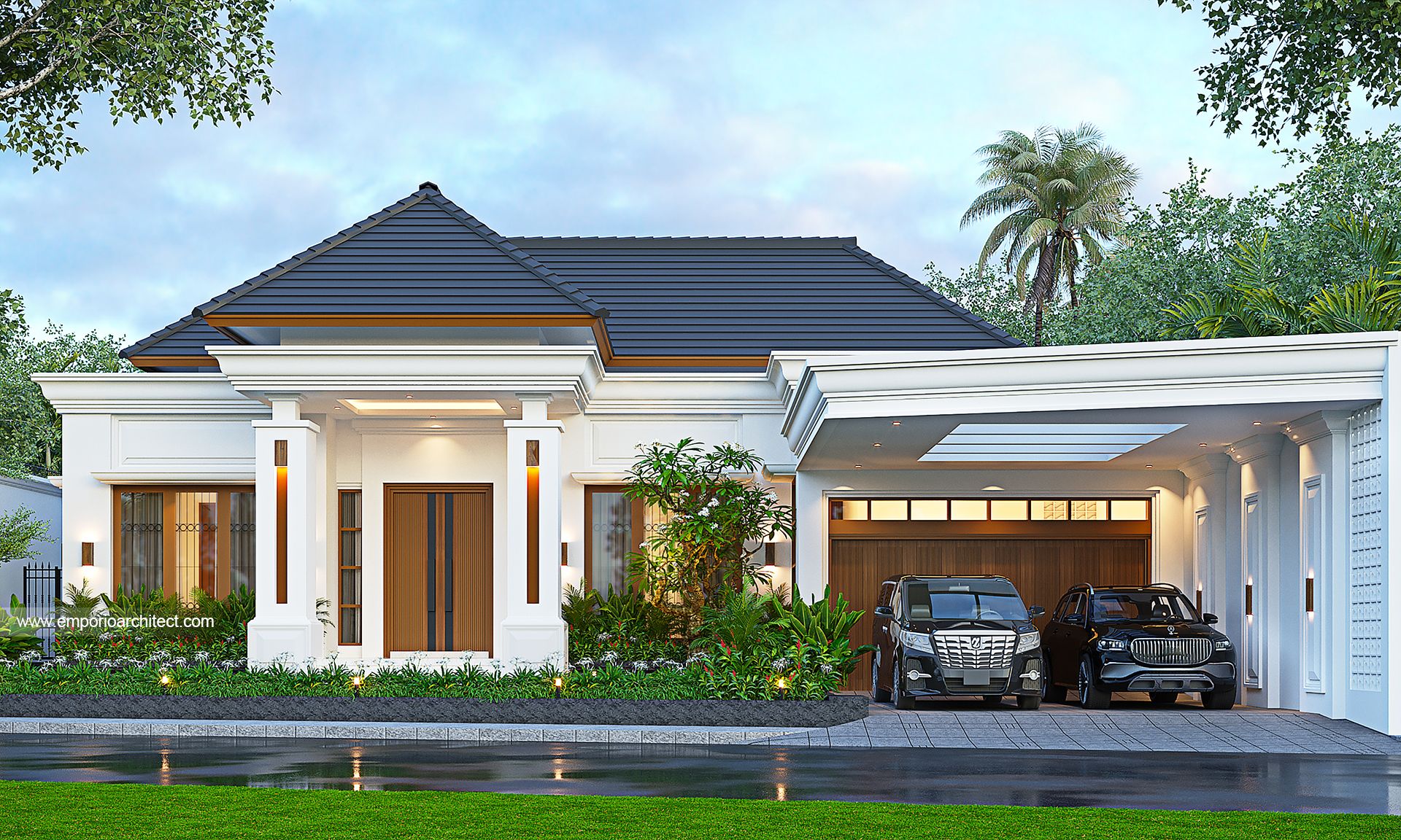 Desain Rumah Lebar Depan 20 (Dua Puluh) Meter 3