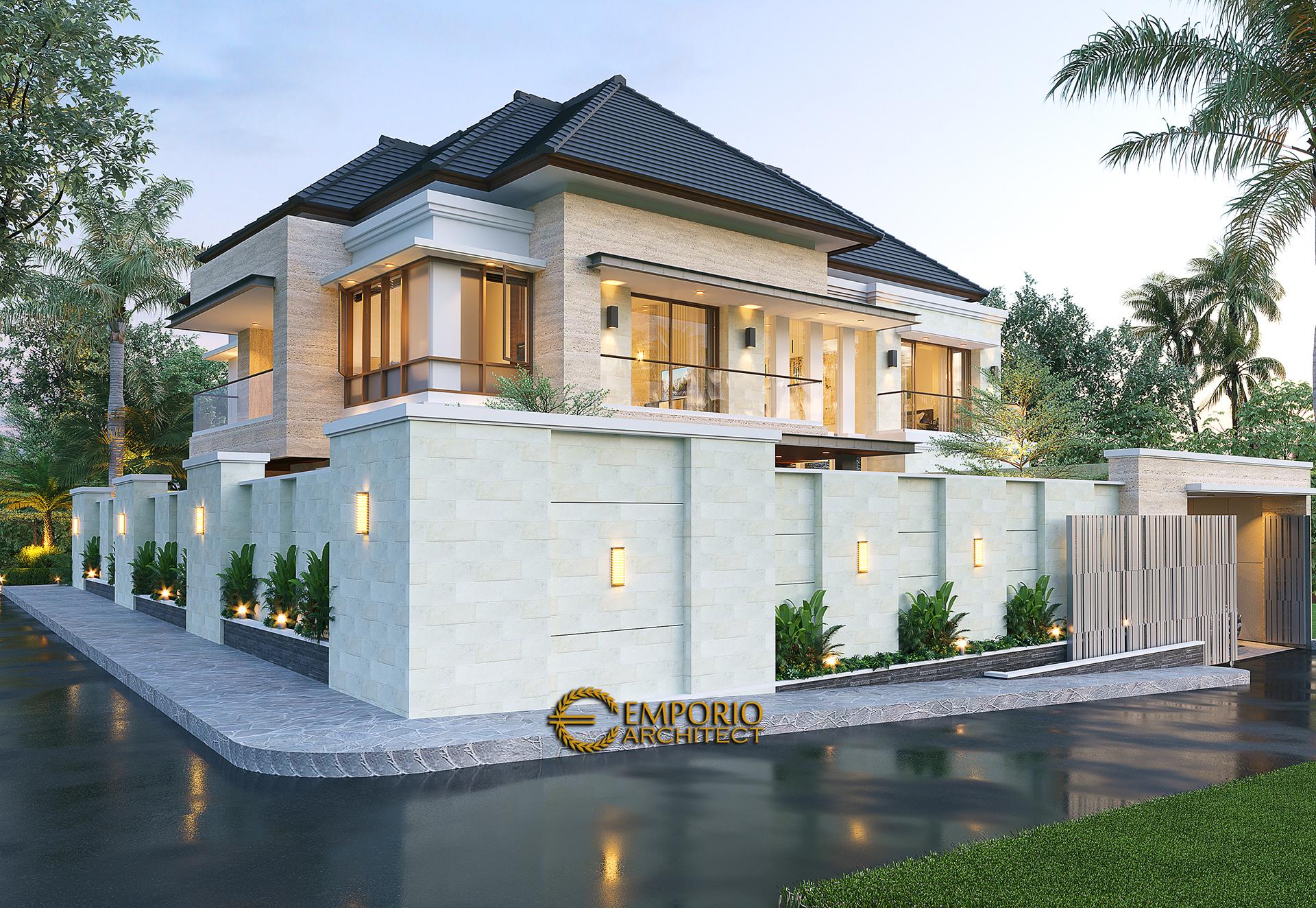 Desain Rumah Villa Bali Modern 2 Lantai Ibu Yuyun di Nusa Tenggara Timur