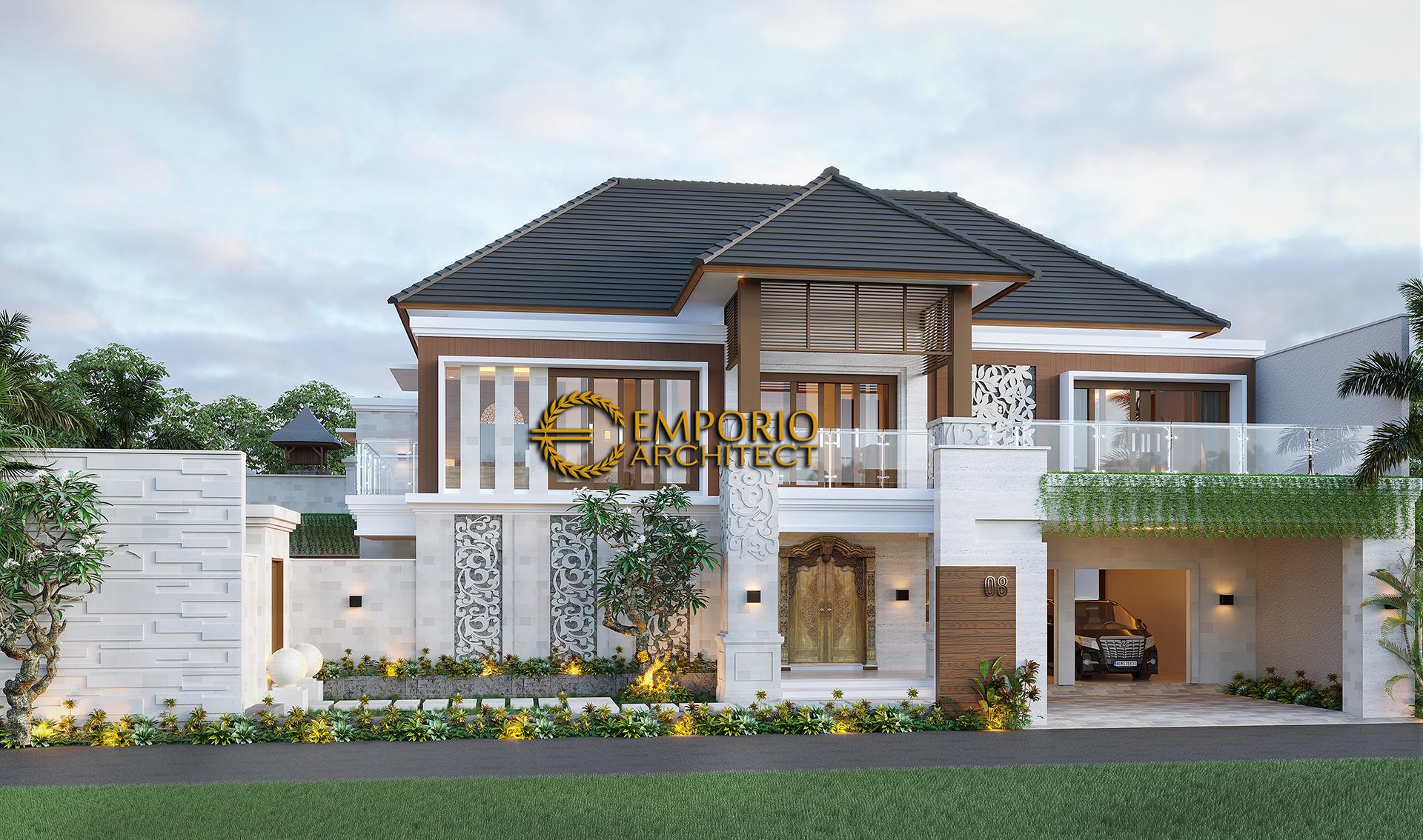 Desain Rumah Villa Bali 2 Lantai Dr Ngurah Eka Di Denpasar