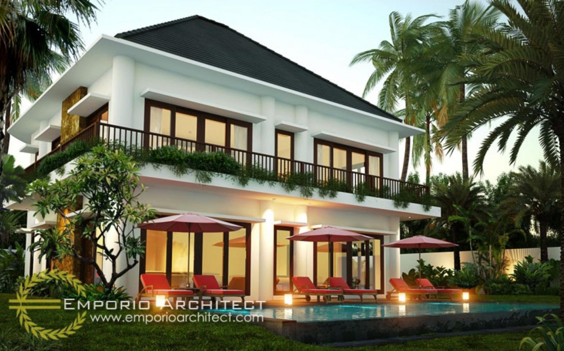  Desain  Villa  Style Villa  Bali  2 Lantai Bapak Gung Suryo di 