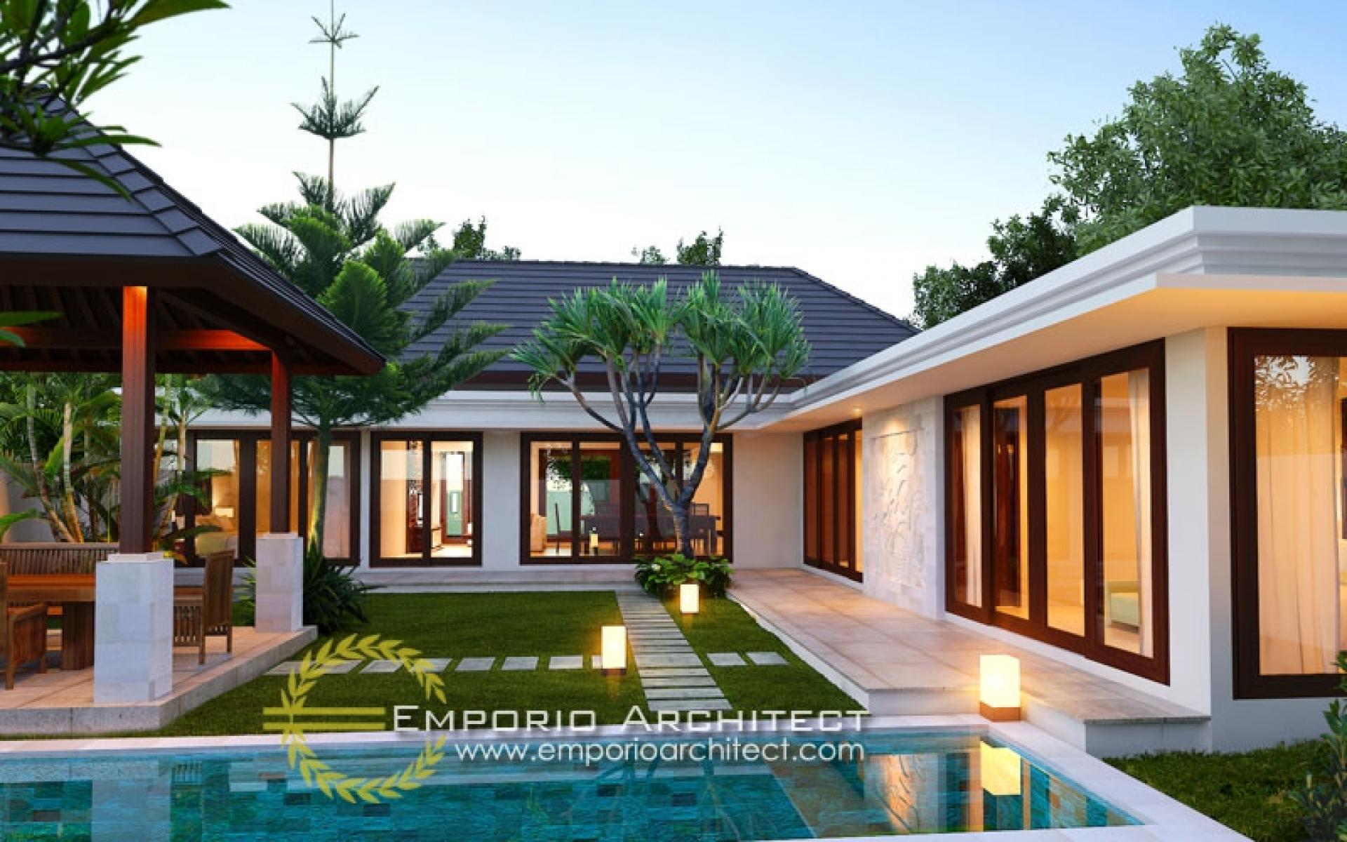  Desain Villa  Style Villa  Bali 1 Lantai Bapak Sandy di Bali