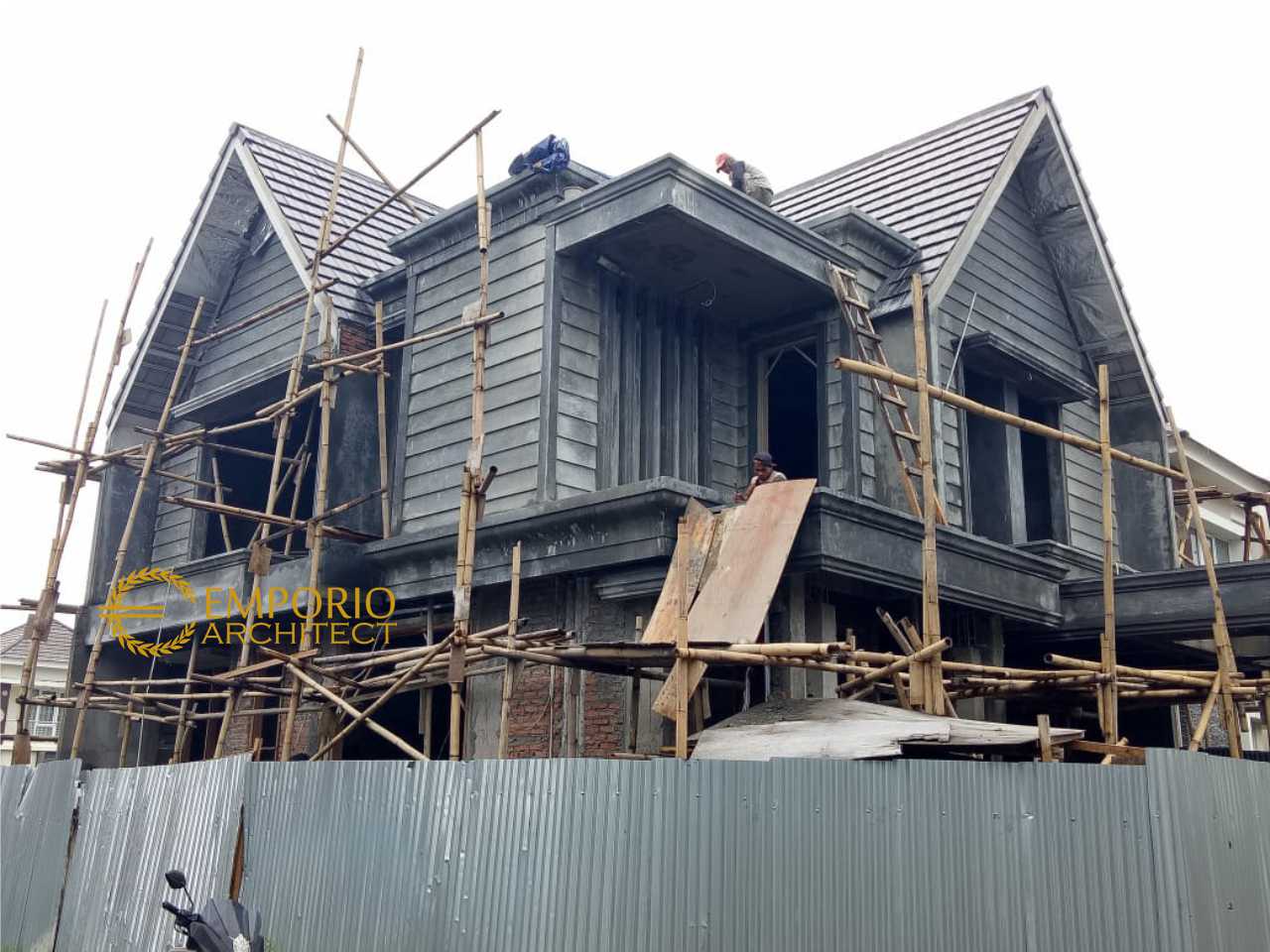 Progress Pembangunan Rumah Style Unik Bapak Hakim di Cibubur, Jakarta Timur 1