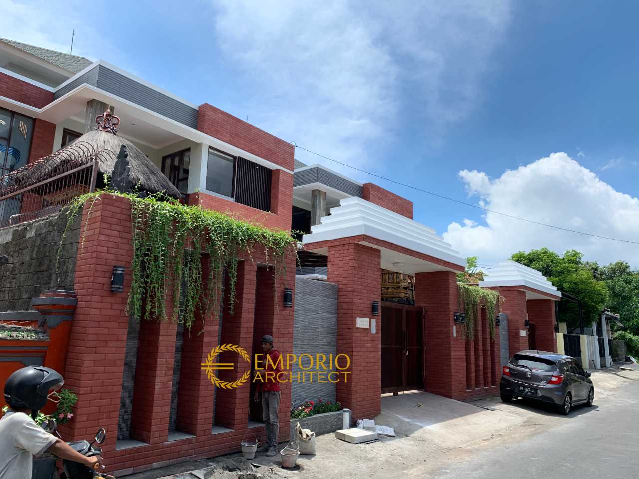 Progress Pembangunan Rumah Style Villa Bali Tropis Bapak Arka di Denpasar, Bali 3