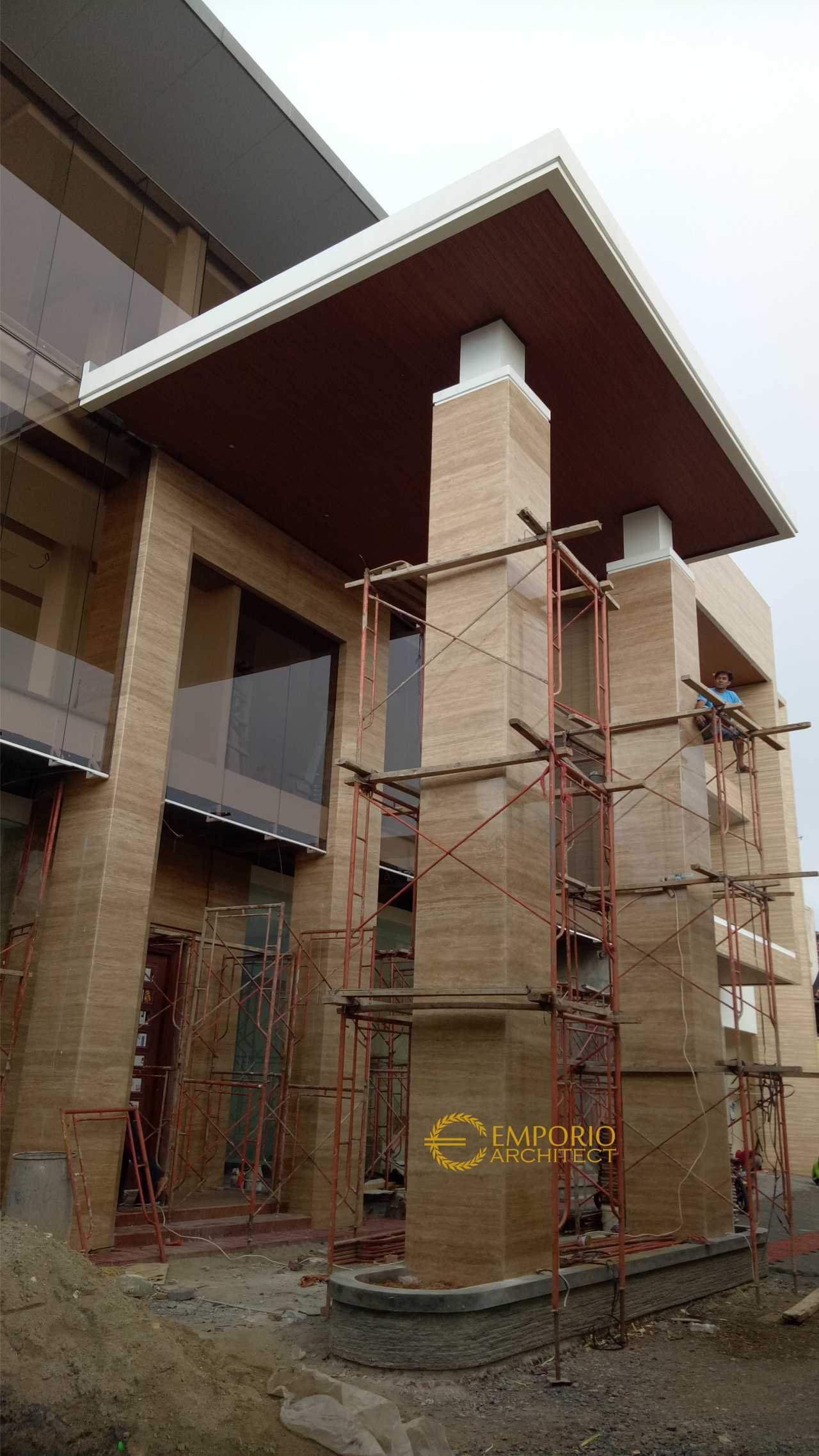 Progress Pembangunan Bagian Depan Kantor Bapak Wiantono di Jatibening, Bekasi 11
