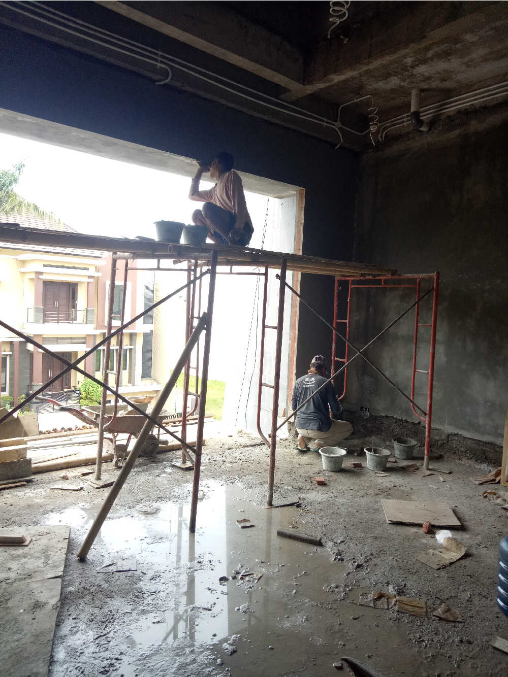 Progress Pembangunan Ruangan Rumah Bapak Andre di Kelapa Gading, Jakarta 12