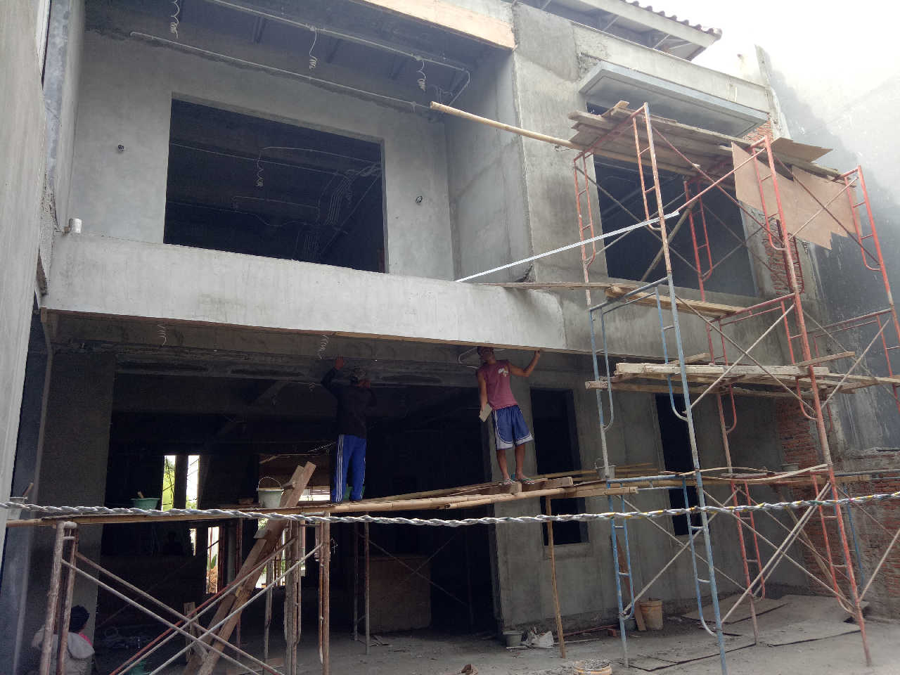 Progress Pembangunan Bagian Depan Rumah Bapak Andre di Kelapa Gading, Jakarta 4