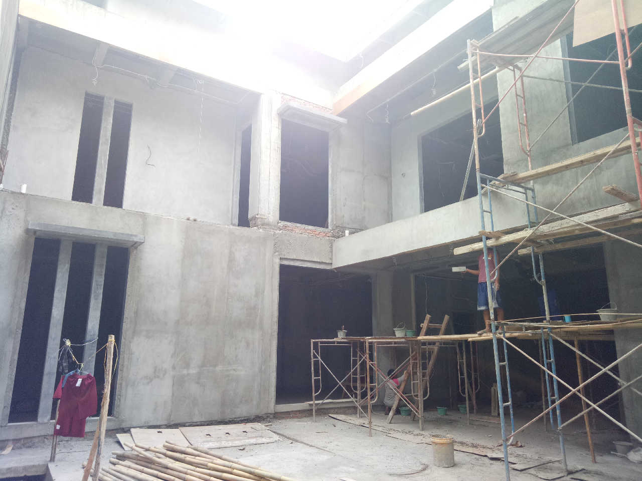 Progress Pembangunan Bagian Depan Rumah Bapak Andre di Kelapa Gading, Jakarta 6