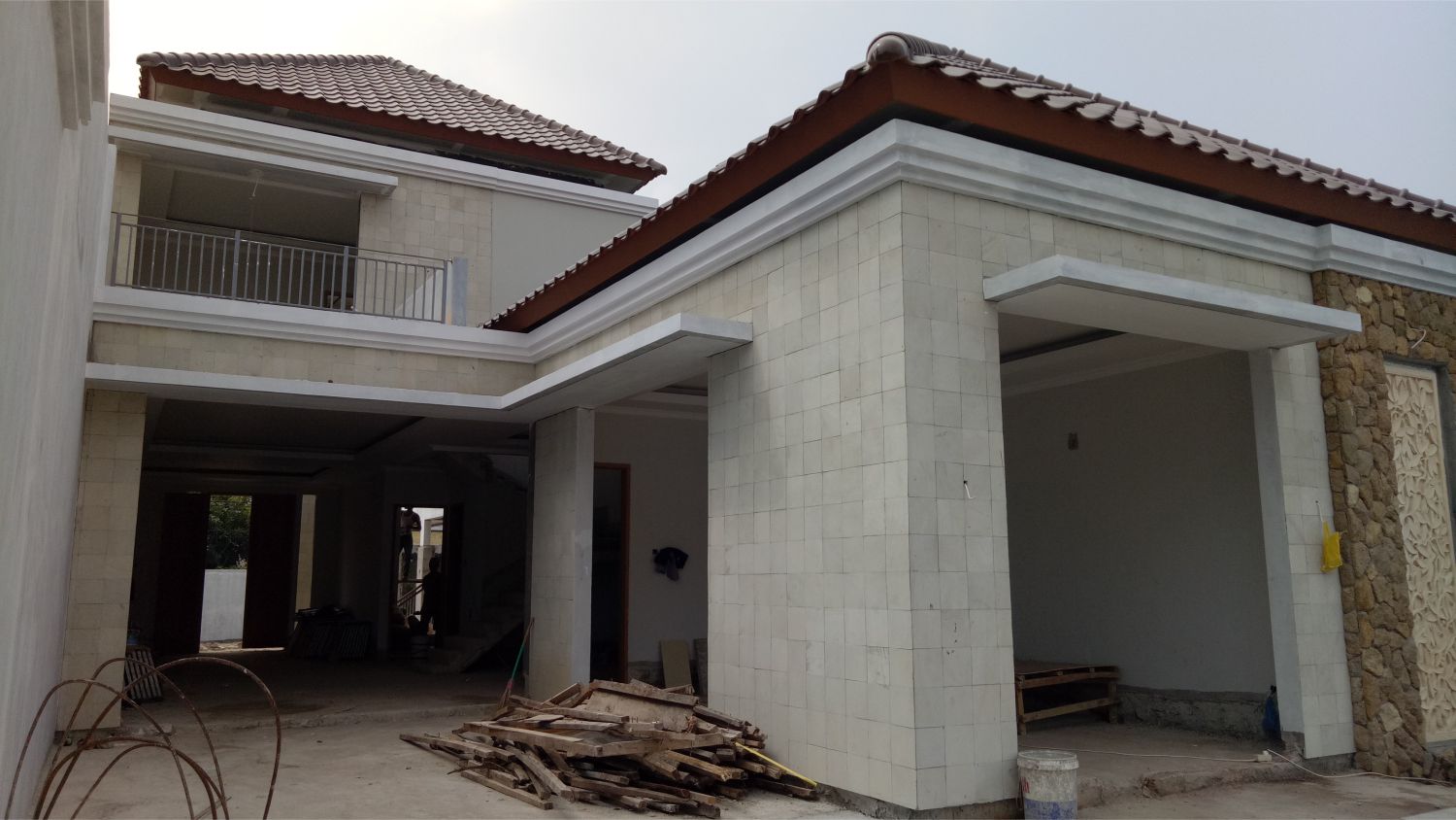 Progress Pembangunan Bagian Depan Rumah Bapak Ian di Jakarta 4