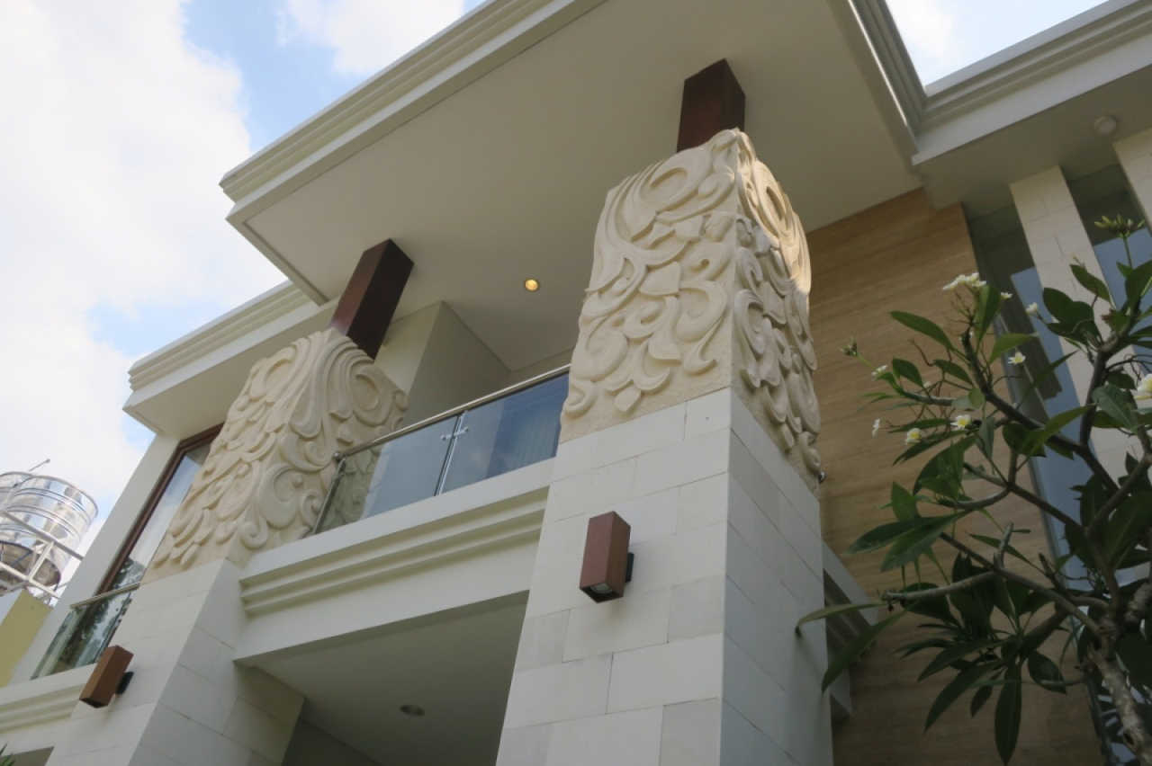 Hasil Konstruksi Bagian Pilar Rumah Ibu Lusiana di Jakarta 2