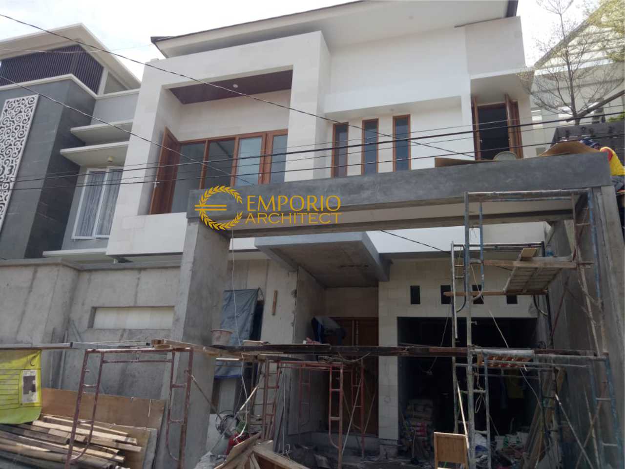 Progress Pembangunan Rumah Style Modern Tropis Bapak Denny di Jakarta di Jakarta 1