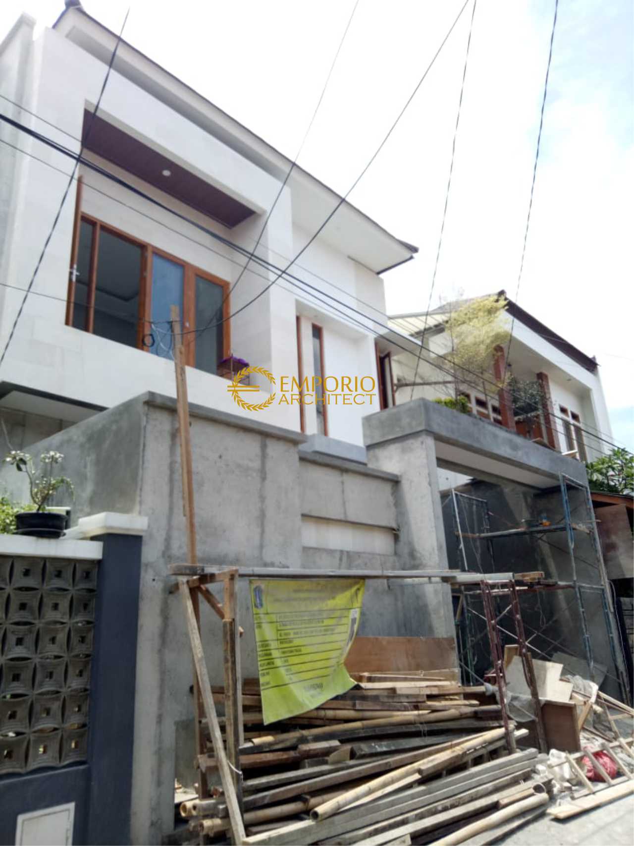Progress Pembangunan Rumah Style Modern Tropis Bapak Denny di Jakarta di Jakarta 2