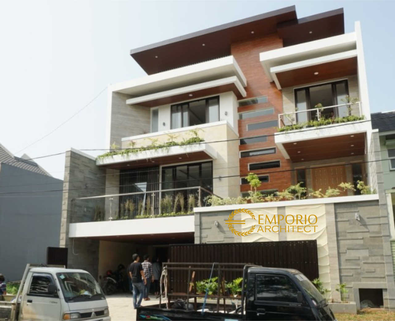 Progress Pembangunan Rumah Style Modern Tropis Bapak Iswandi di Bekasi 2