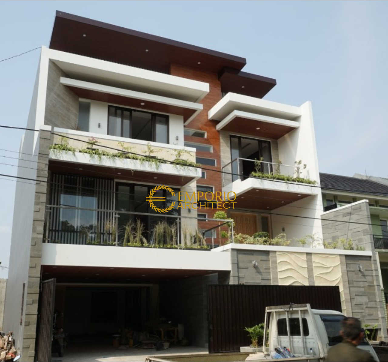 Progress Pembangunan Rumah Style Modern Tropis Bapak Iswandi di Bekasi 3