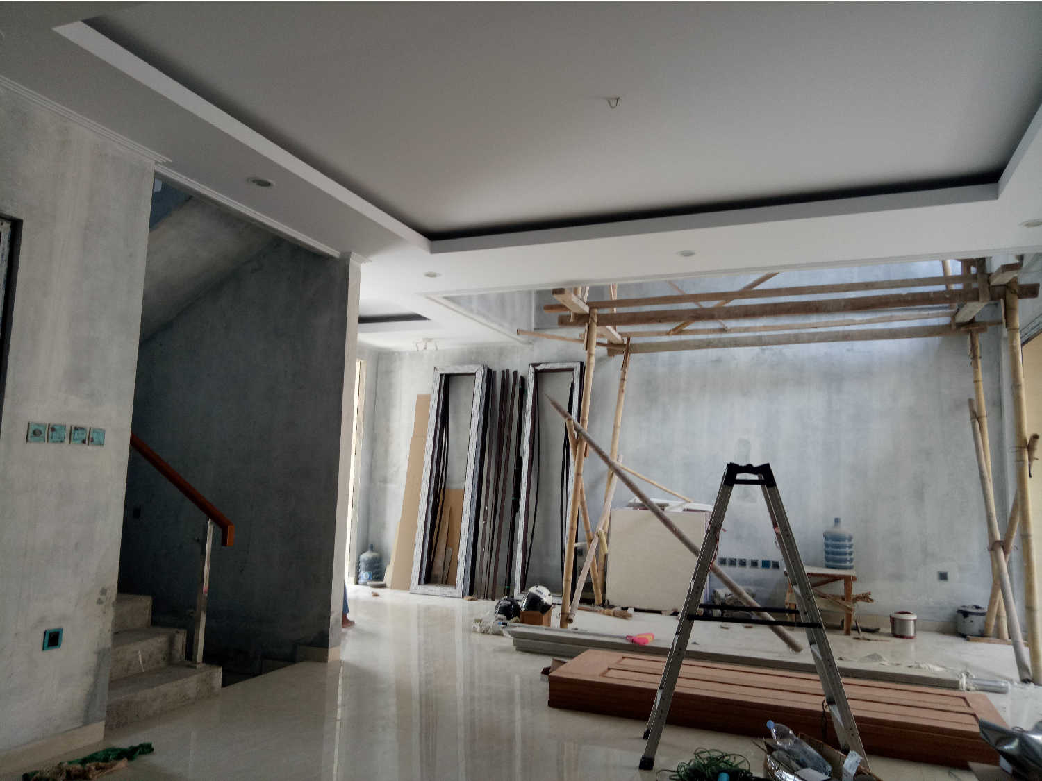 Progress Pembangunan Ruangan Rumah Bapak Ricky di Bekasi 3