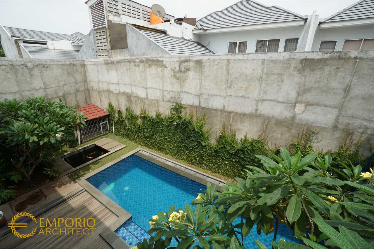 Hasil Konstruksi Bagian Kolam Rumah Bapak Yanson Hutabarat di Cibubur, Jakarta 9