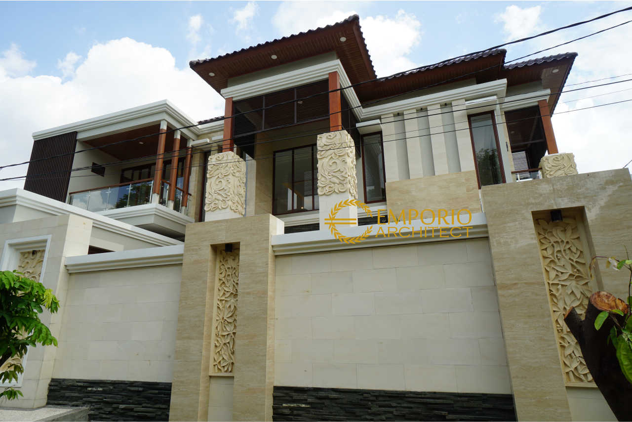 Progress Pembangunan Rumah Style Villa Bali Tropis Ibu Ponky di Bekasi 3