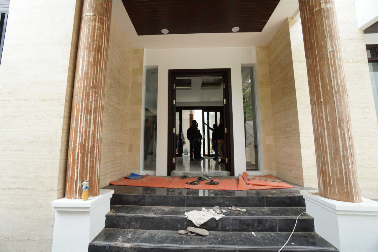 Progress Pembangunan Bagian Depan Rumah Bapak Anthon di Jakarta 12