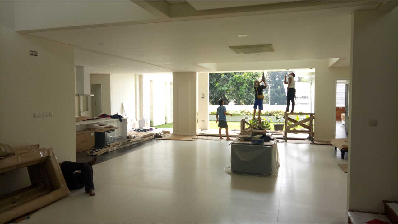 Progress Pembangunan Ruangan Rumah Ibu Ista di Jakarta 11