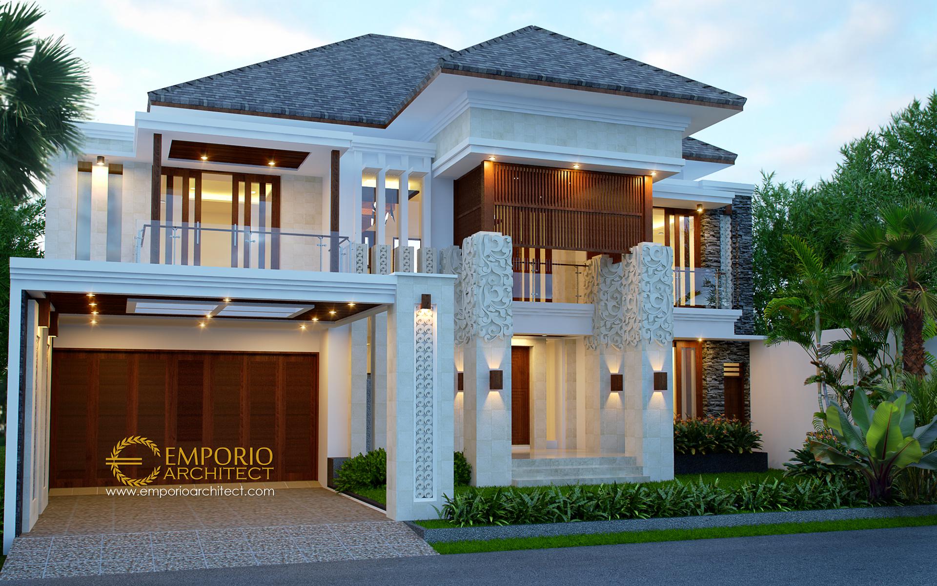  Desain  Rumah  Villa  Bali 2  Lantai  Beverly Ave Type A10 di Batam