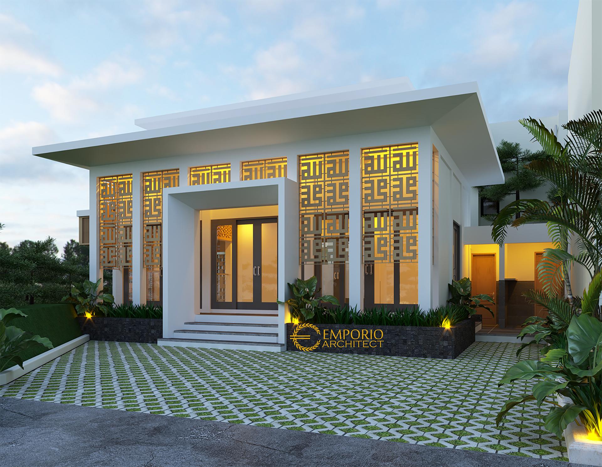 Desain Mushola Modern 1 Lantai Green Bamboo Terrace di 