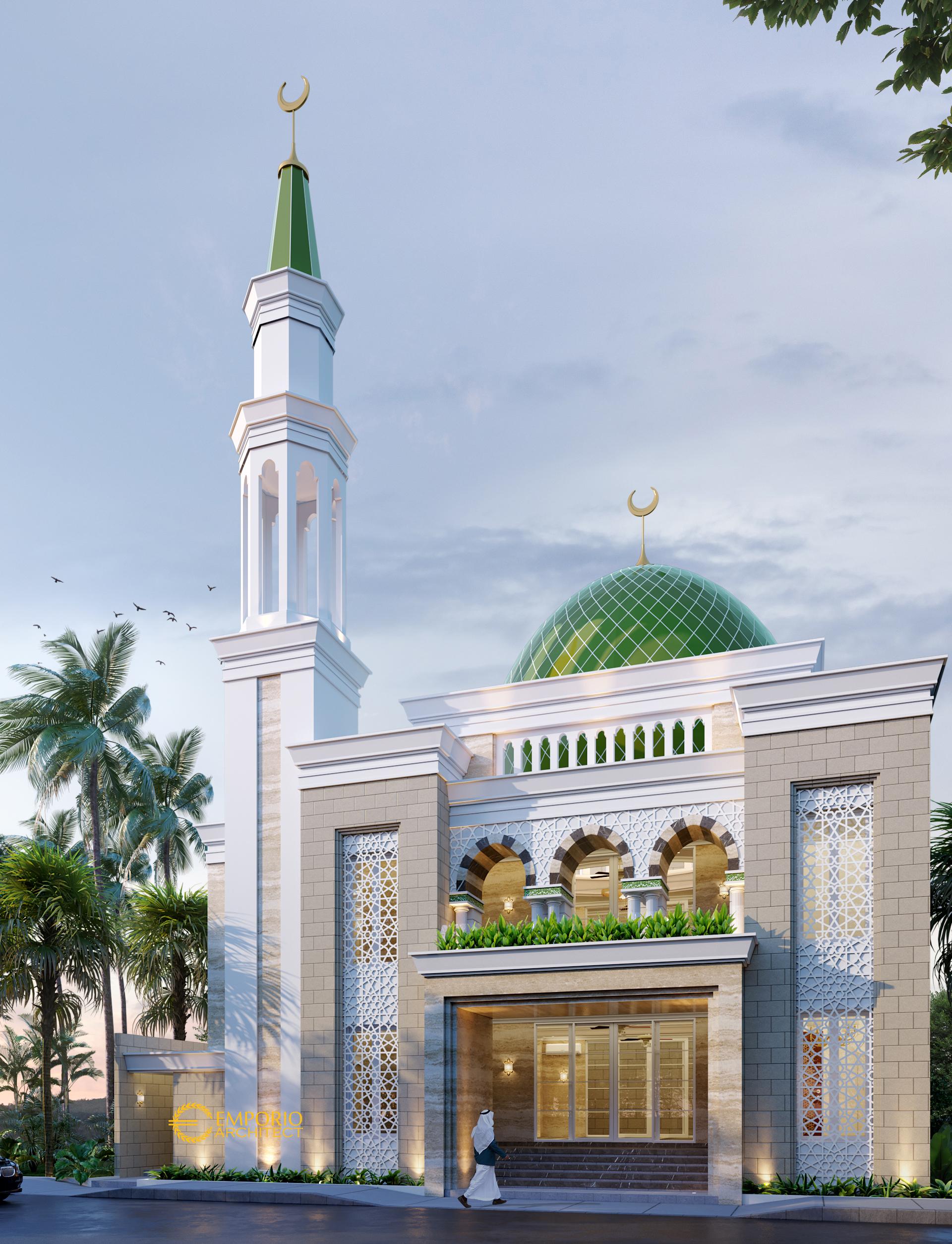 Gambar Masjid Minimalis Modern 2 Lantai DESAIN MASJID 20 x 20