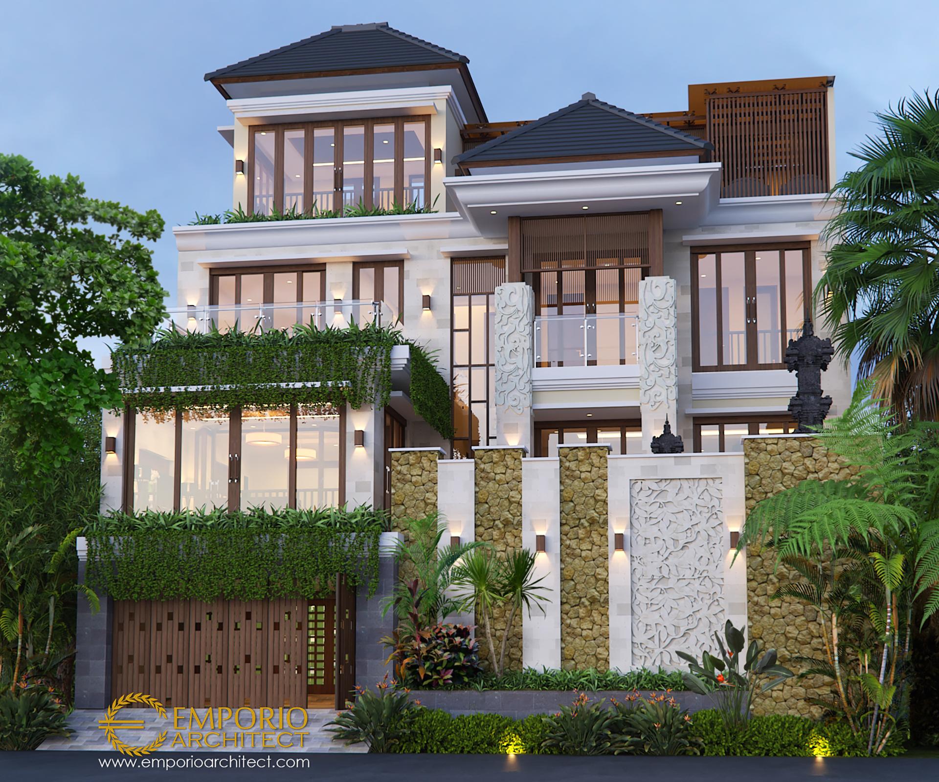 Desain Rumah Villa Bali 4 Lantai Bapak Gede Di Denpasar