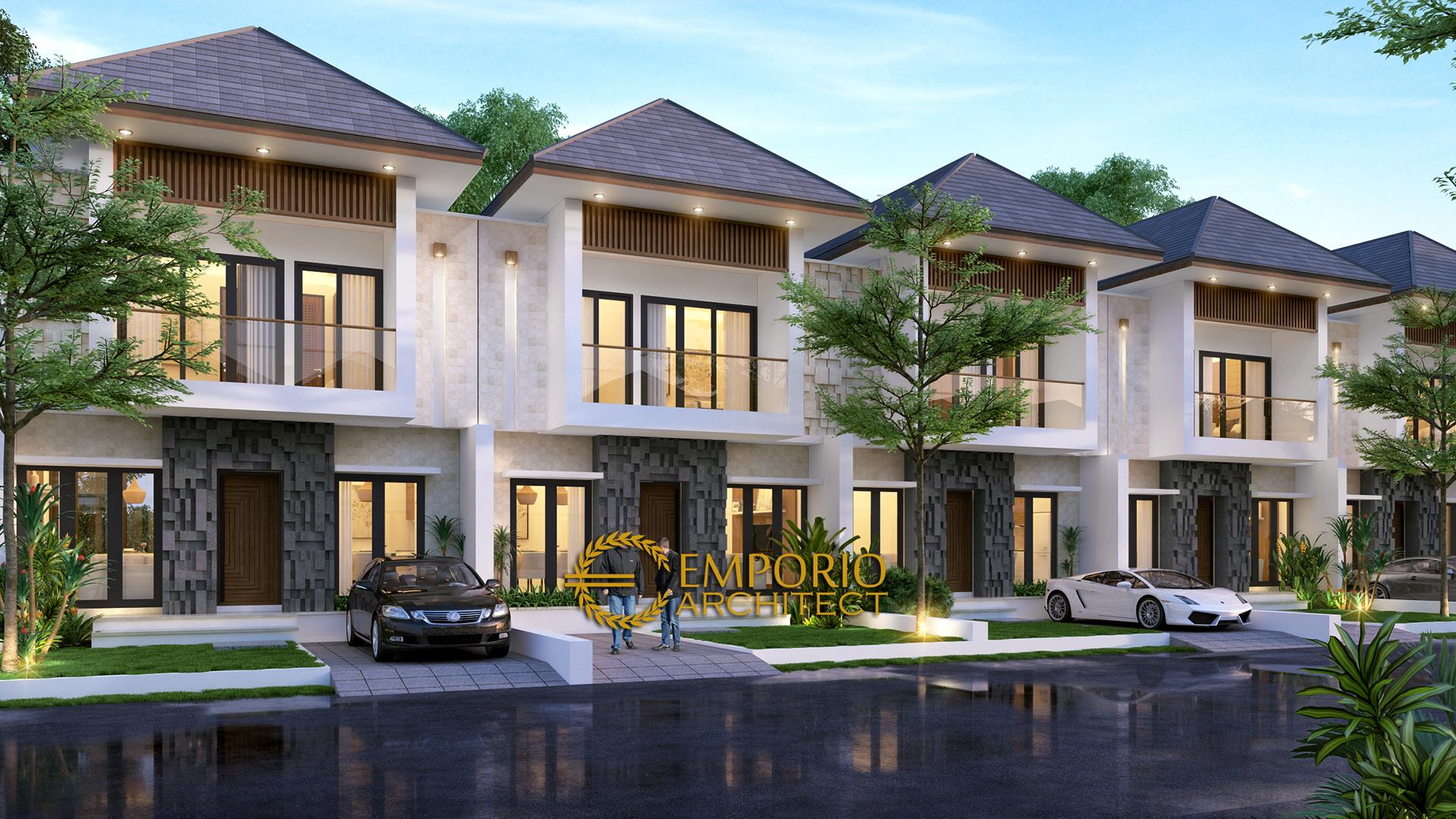 Desain Perumahan Modern 2 Lantai Green Bamboo Terrace di Tajur, Bogor