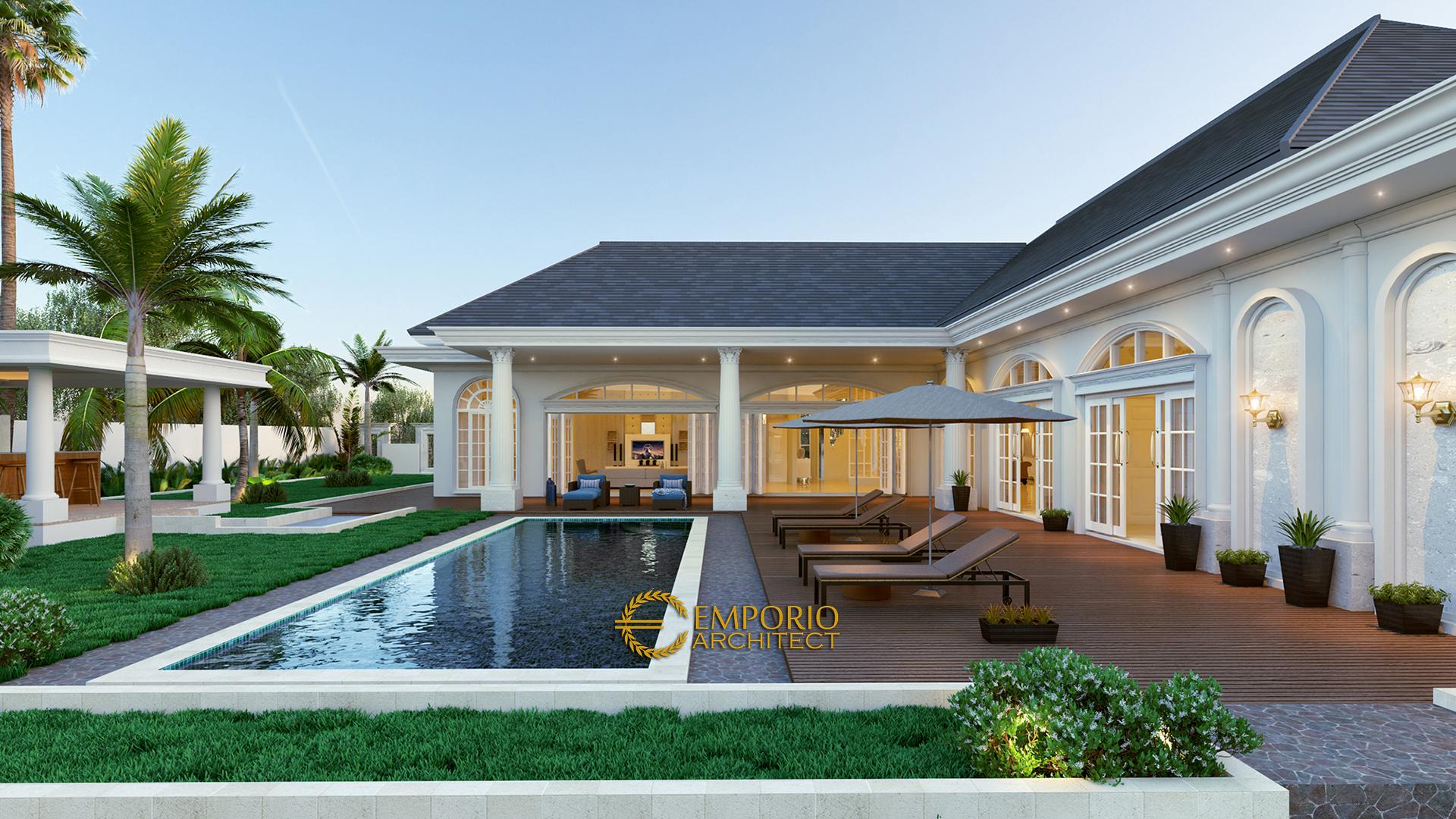 Desain Rumah Classic 1 Lantai Bapak Agus di Bangka