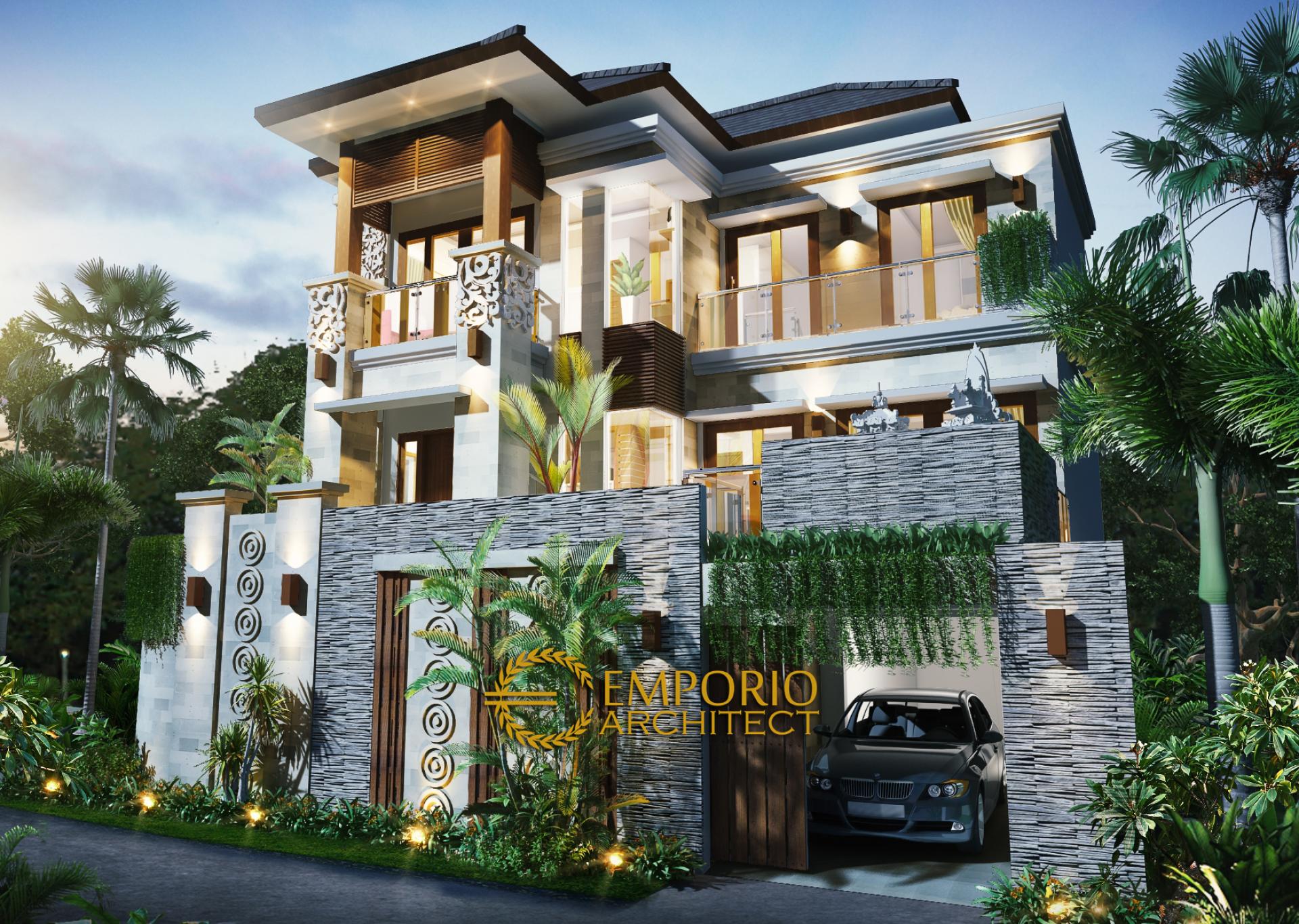 Desain Rumah Tinggal Terbaik Style Villa Bali Tropis Di Bali 1