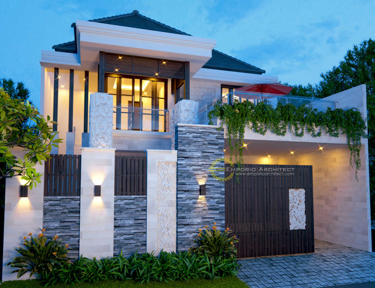 Desain rumah Bapak Soeharmin di Semarang, Jawa Tengah