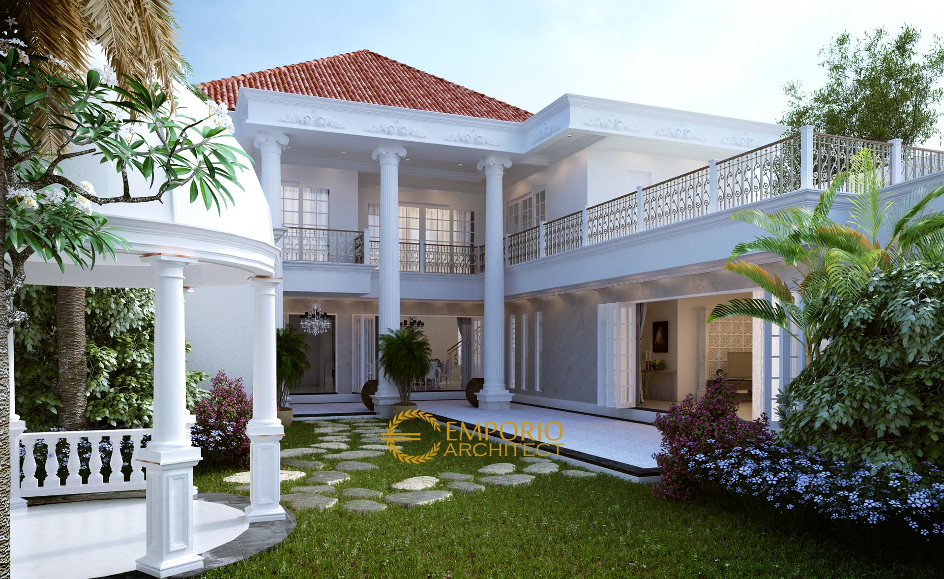 Desain Rumah Classic 2 Lantai Bapak Tono di Serang Banten Desain Rumah Classic 2 Lantai Bapak Tono di Serang Banten