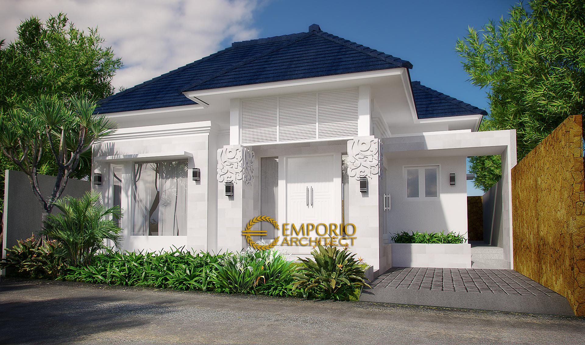 Desain Rumah Villa Bali 1 Lantai Ibu Silvia di Singaraja, Bali