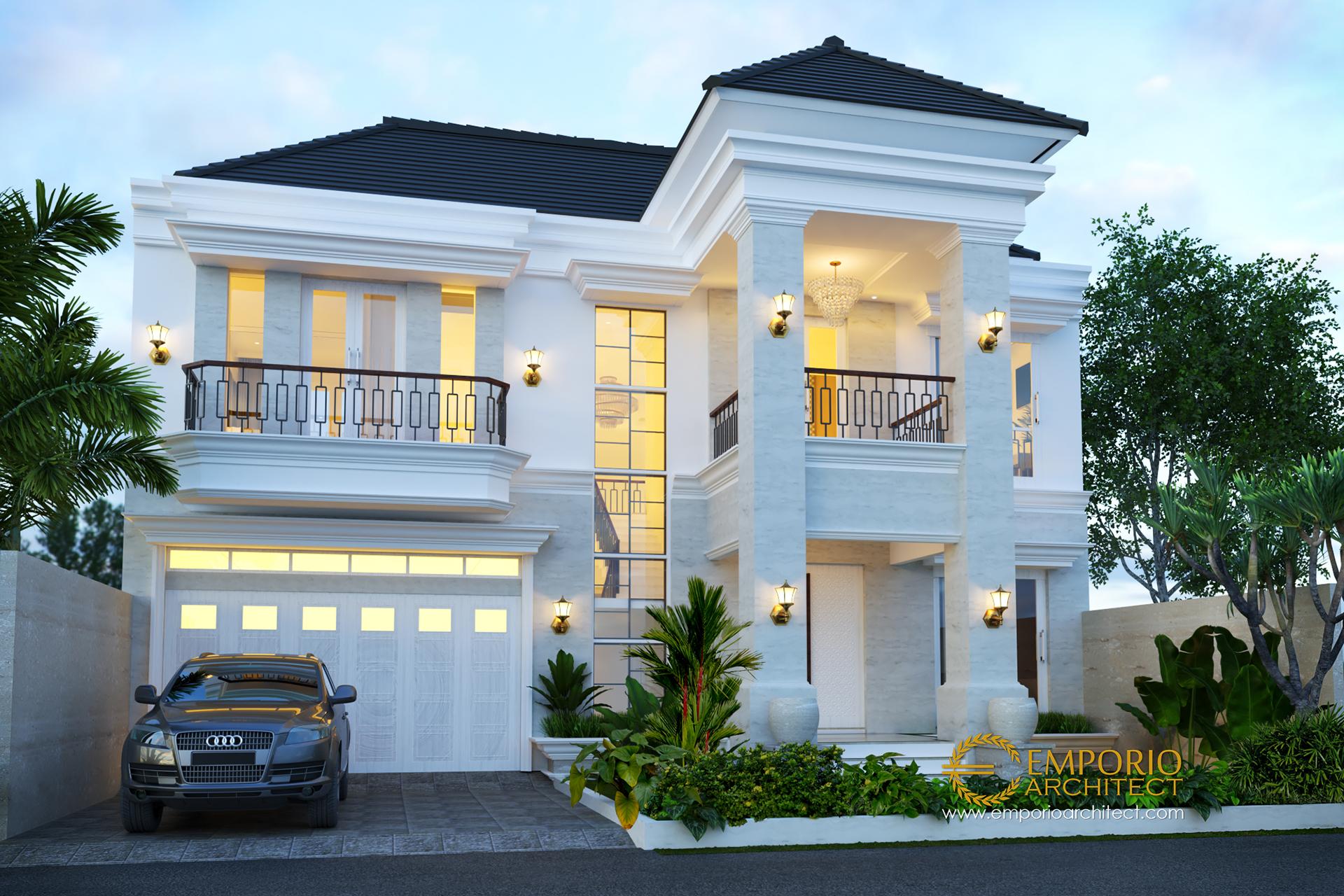 Desain Rumah Classic 2 Lantai Ibu Ayu Di Pantai Saba