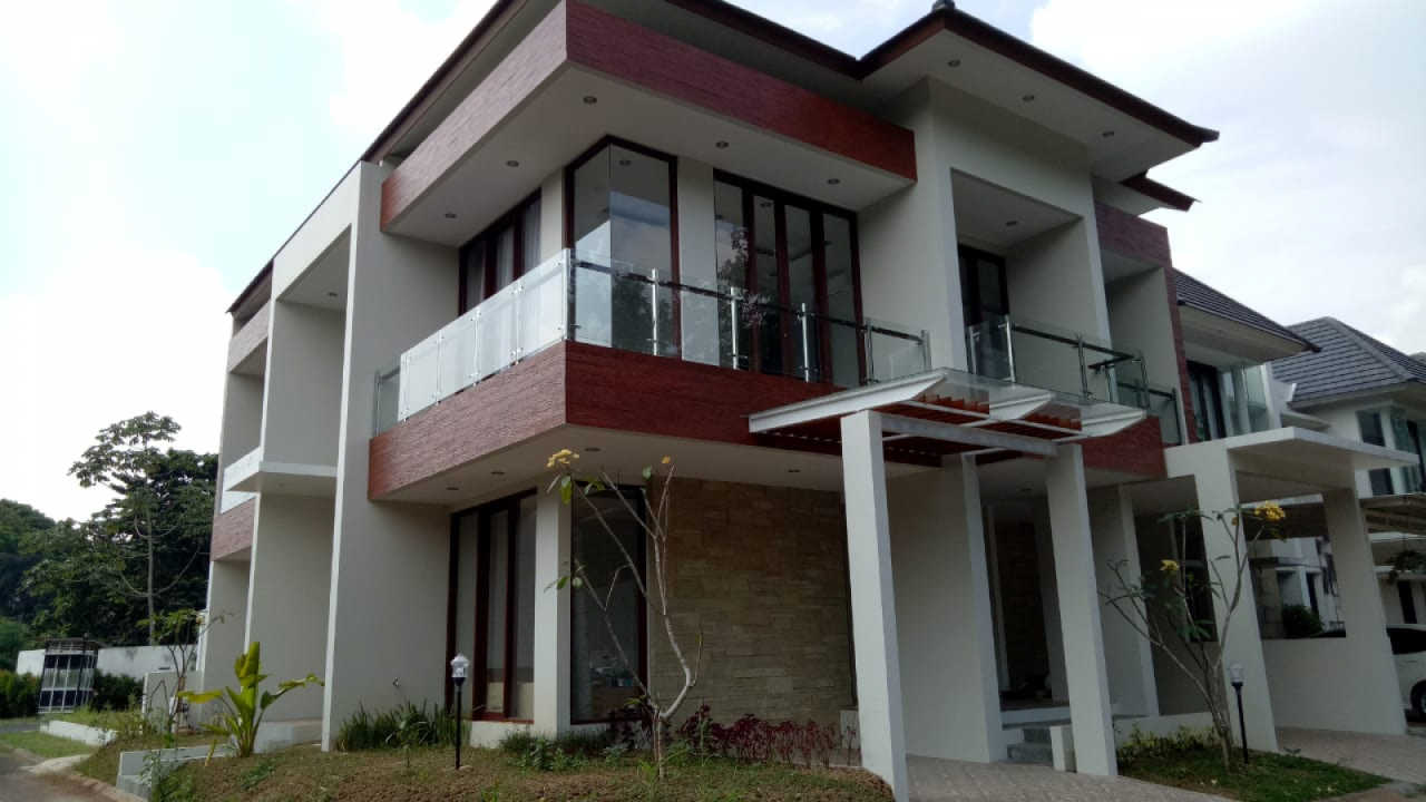 Hasil Konstruksi Rumah Style Modern Tropis Ibu Tasya di Jakarta 2