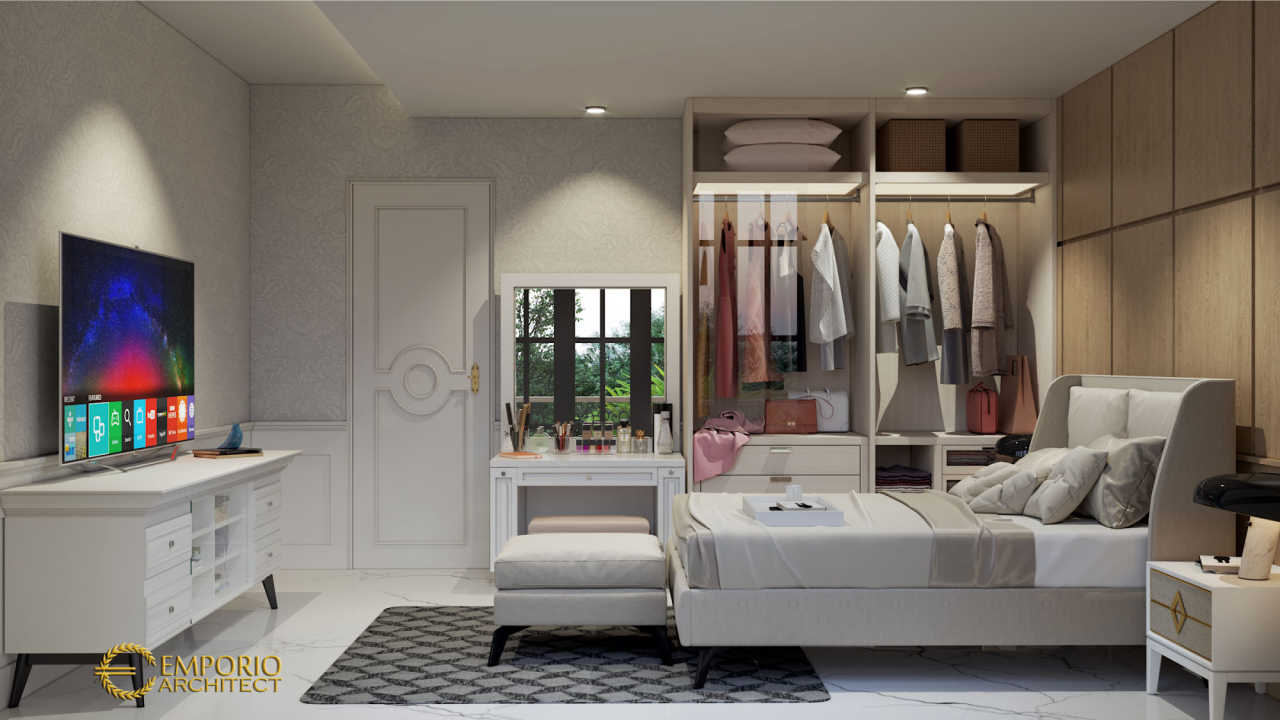 Desain Bedroom Rumah Bapak Indra Di Jakarta Barat Modern Contemporary