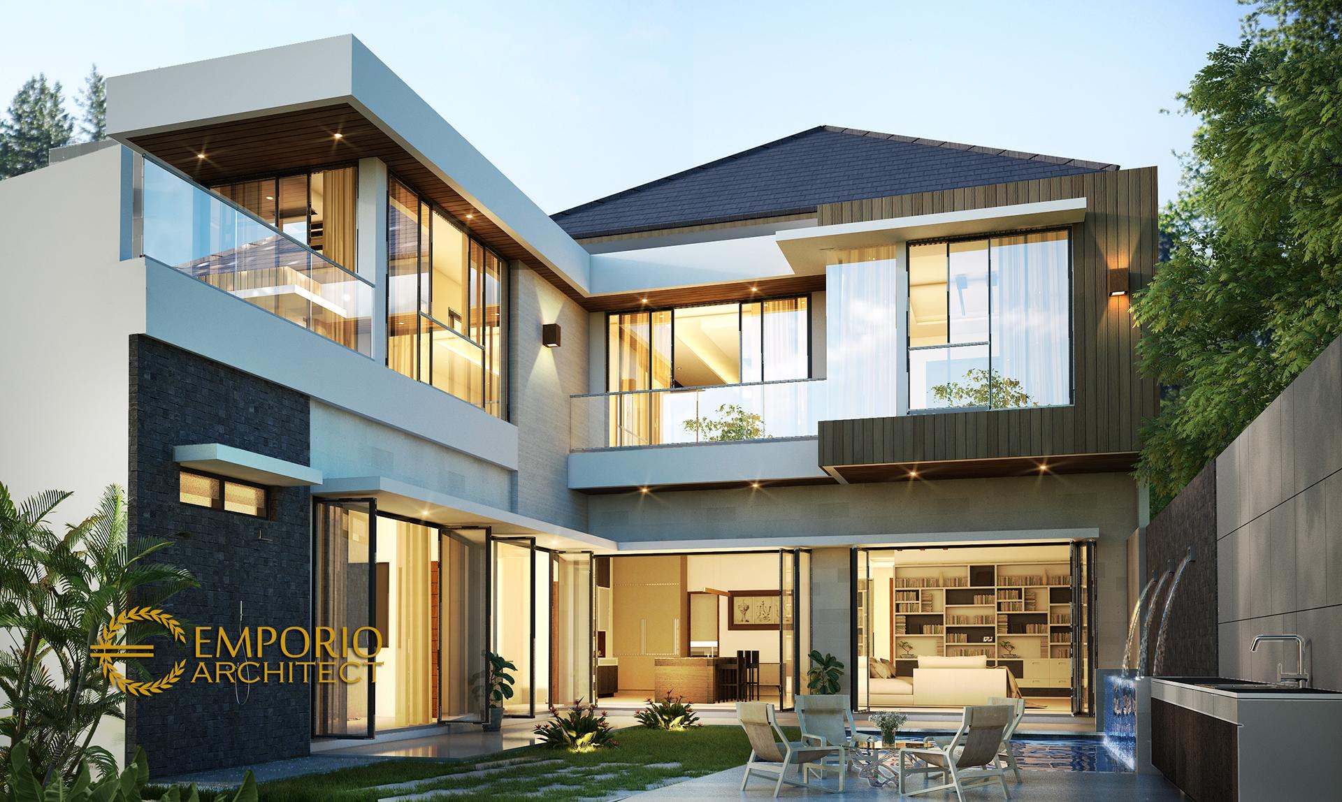 Desain Rumah Modern 2 Lantai Bapak Willy di Jakarta Barat