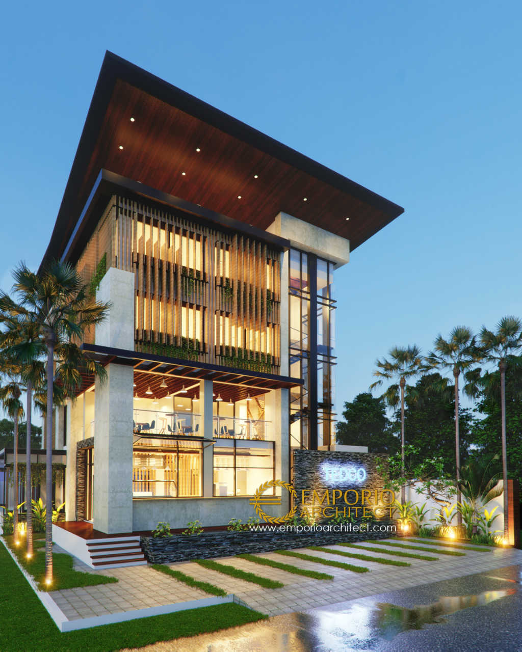  Desain  Kantor  Modern 5 Lantai  Bapak Teddy di Jakarta